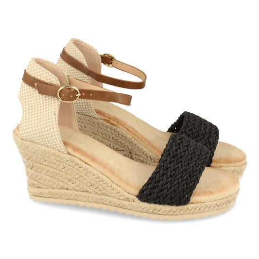 Sandalia para Mujer con cuña de Yute  Co