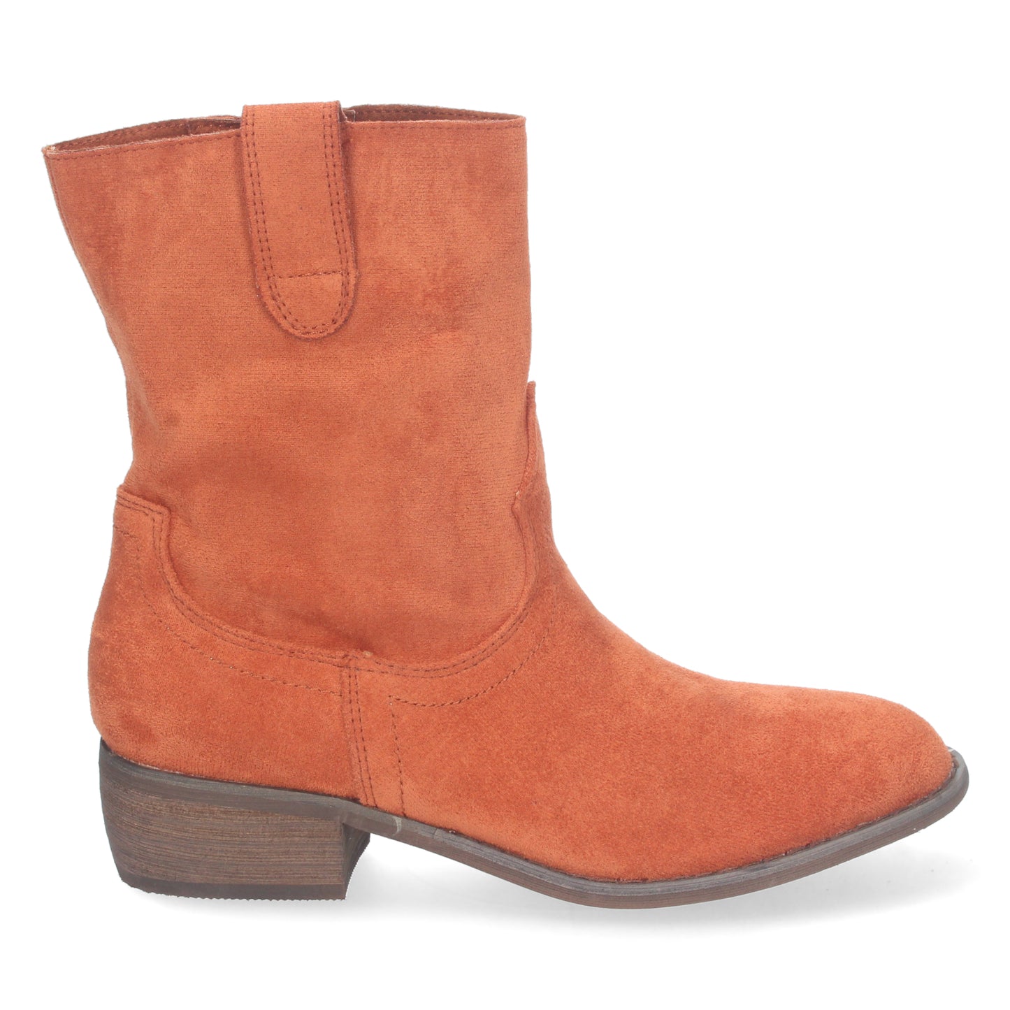 Botin de Tacon para Mujer  Comodos  con Punta Redonda  y Cierre de Cremalle