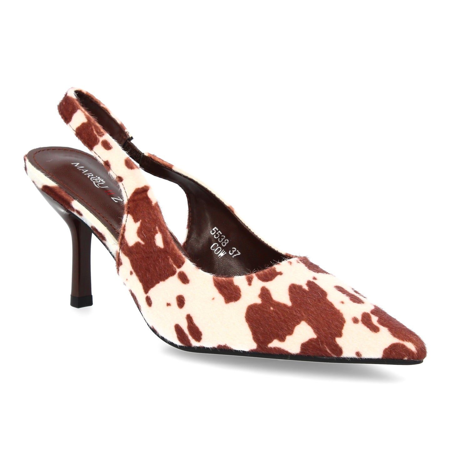 Zapato de tacón para mujer Diseño de punta fina y tacón delgado  tira trasera el