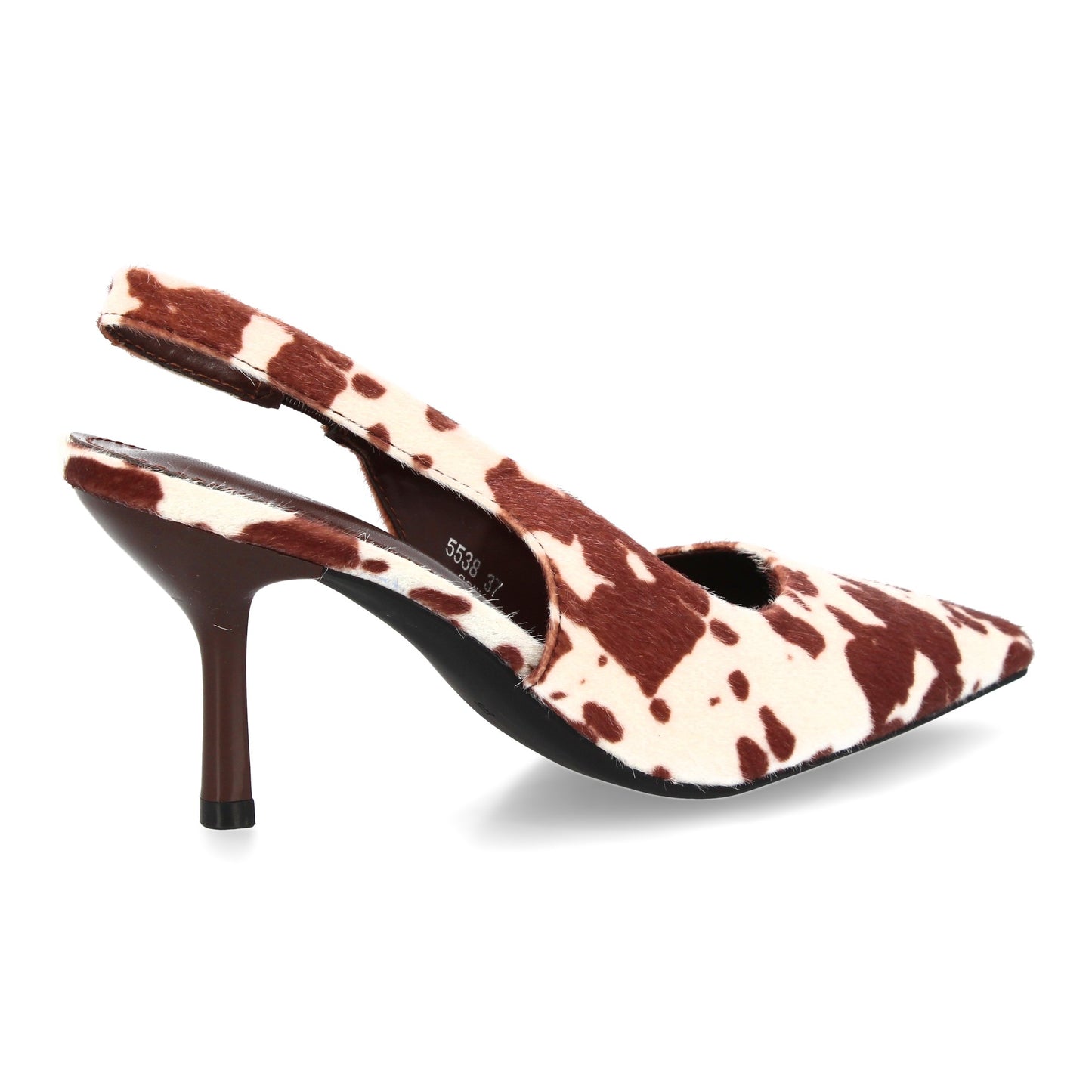 Zapato de tacón para mujer Diseño de punta fina y tacón delgado  tira trasera el