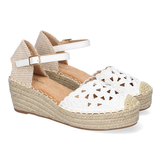 Sandalia de cuña de Yute para Mujer  Comodas y Ele