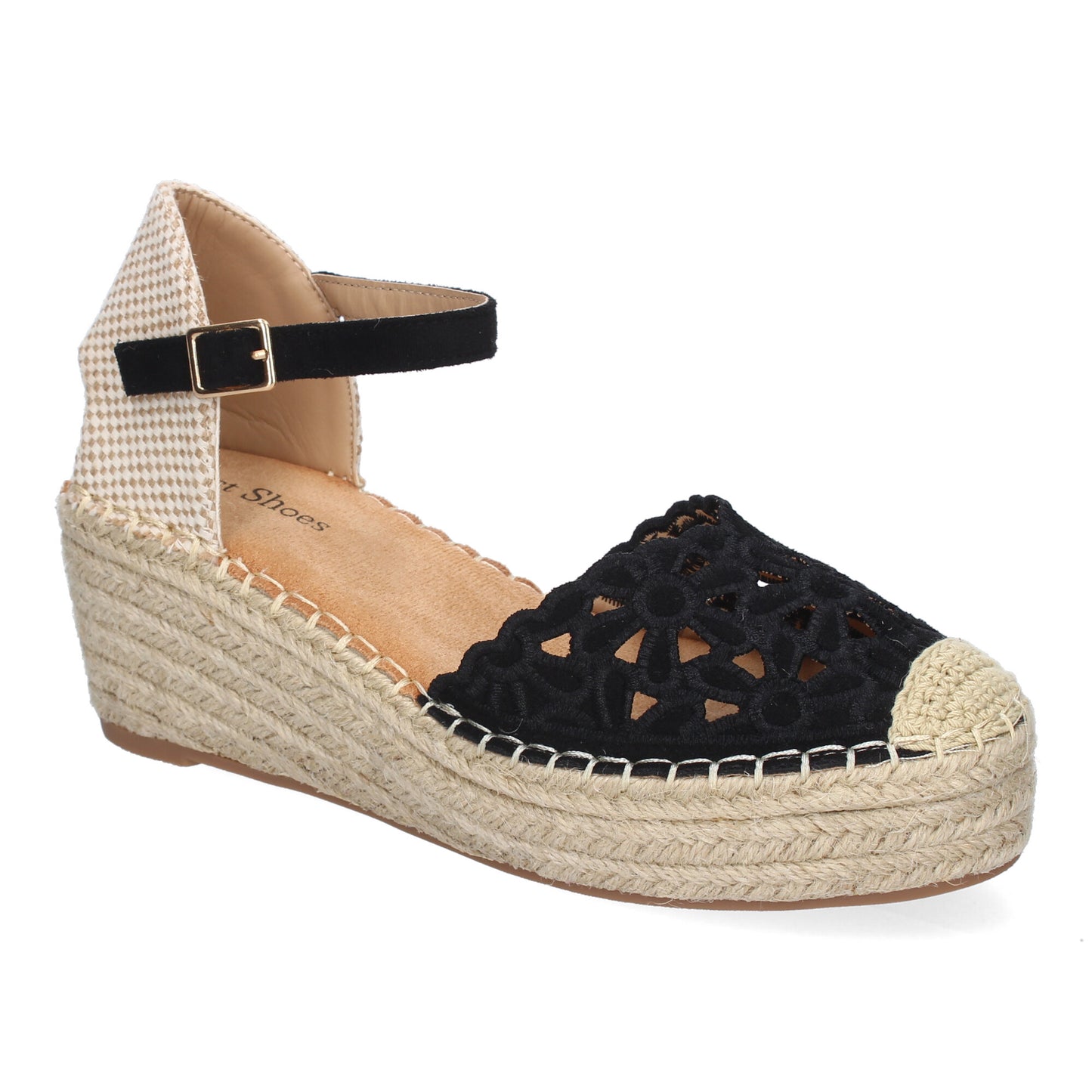 Sandalia de cuña de Yute para Mujer  Comodas y Ele