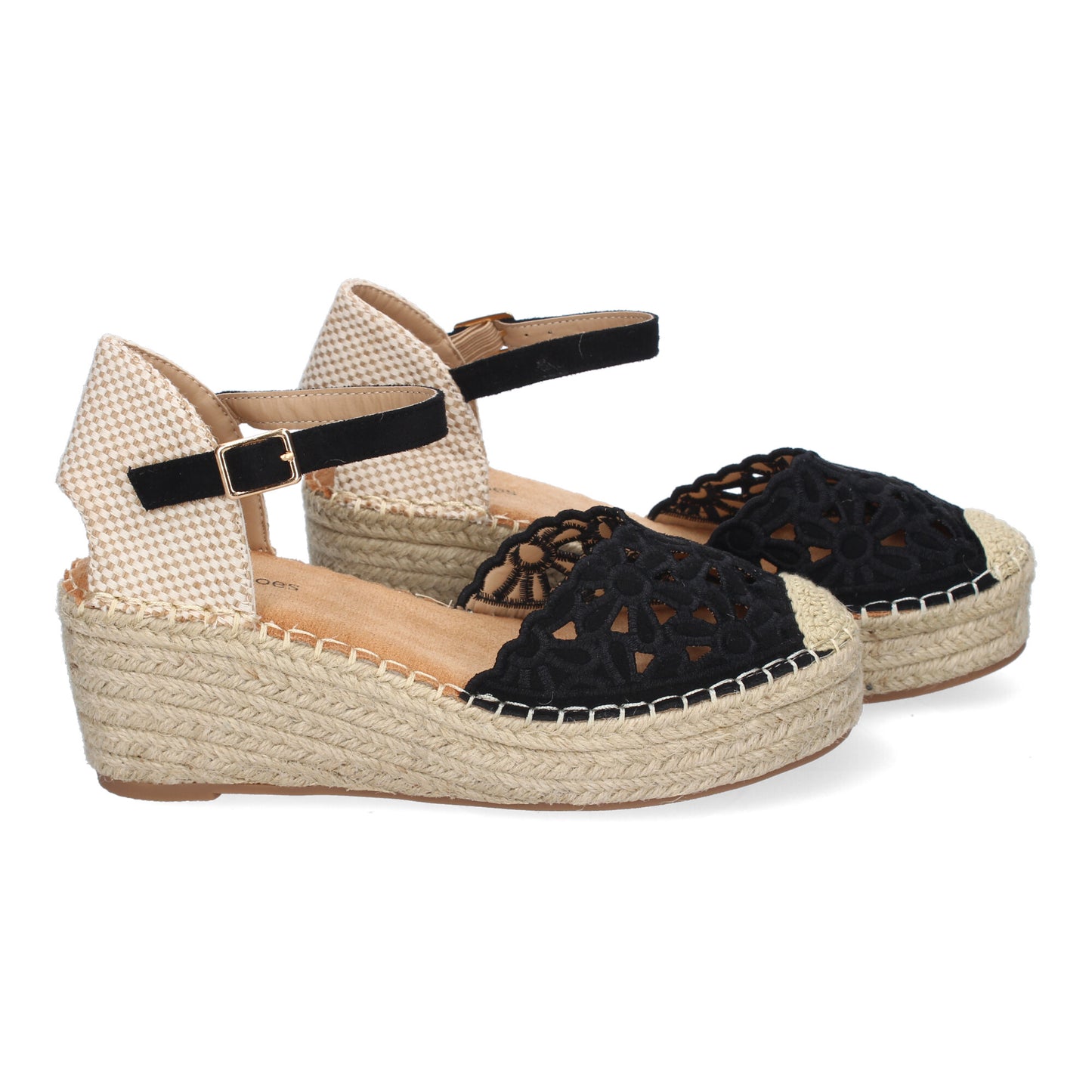 Sandalia de cuña de Yute para Mujer  Comodas y Ele