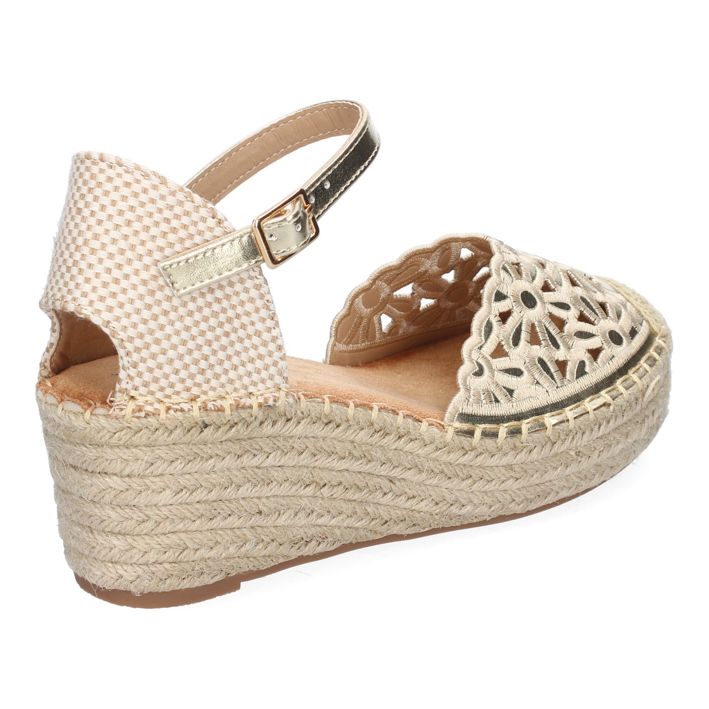 Sandalia de cuña de Yute para Mujer  Comodas y Ele