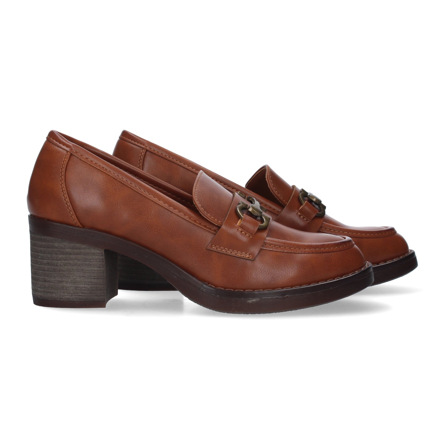 Mocasin de tacon para mujer comodos  con