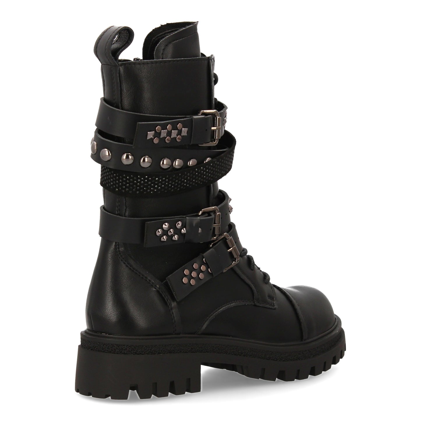 Estas botas de estilo militar  Diseño robusto  múltiples correas con hebillas me