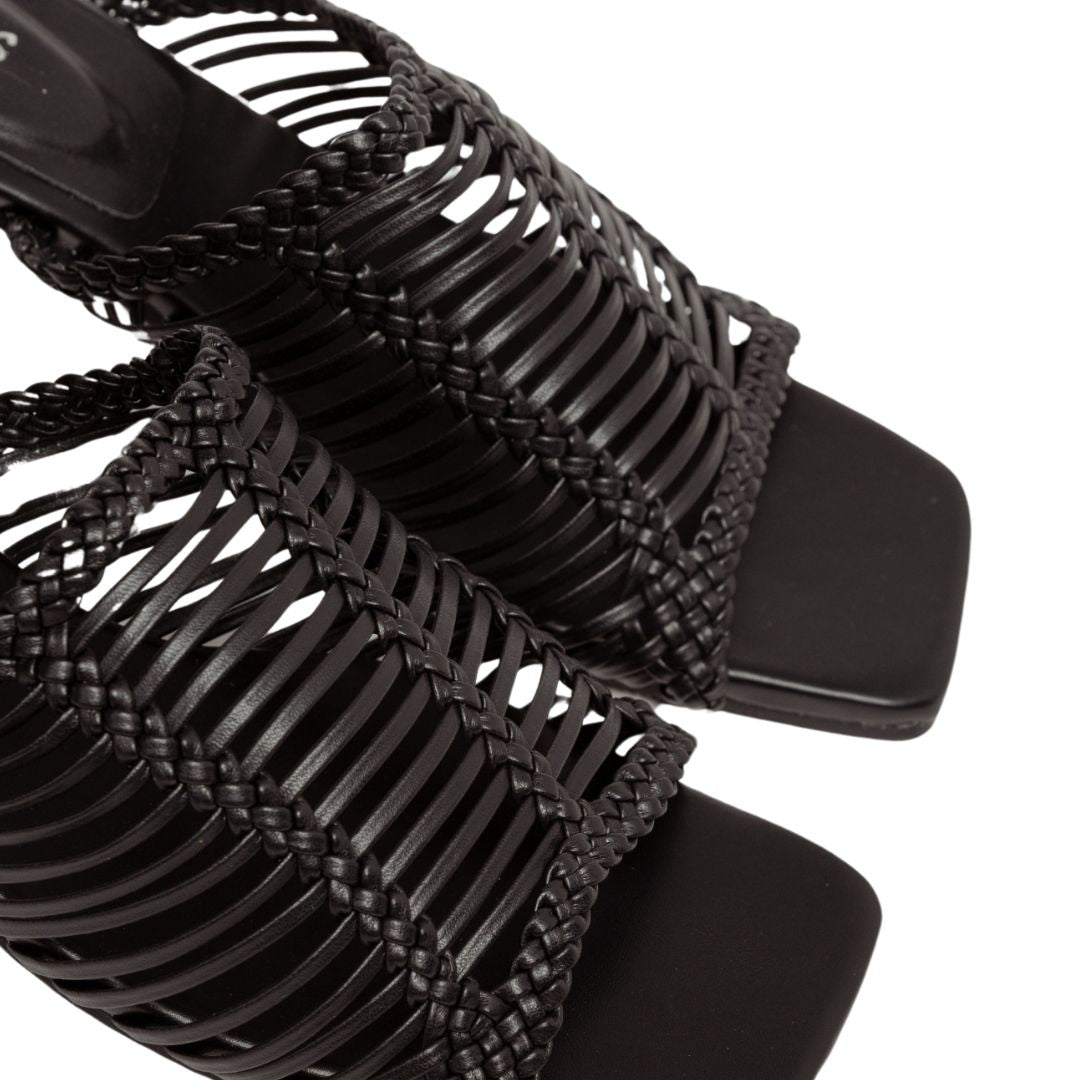 Mule tiras negro.38
