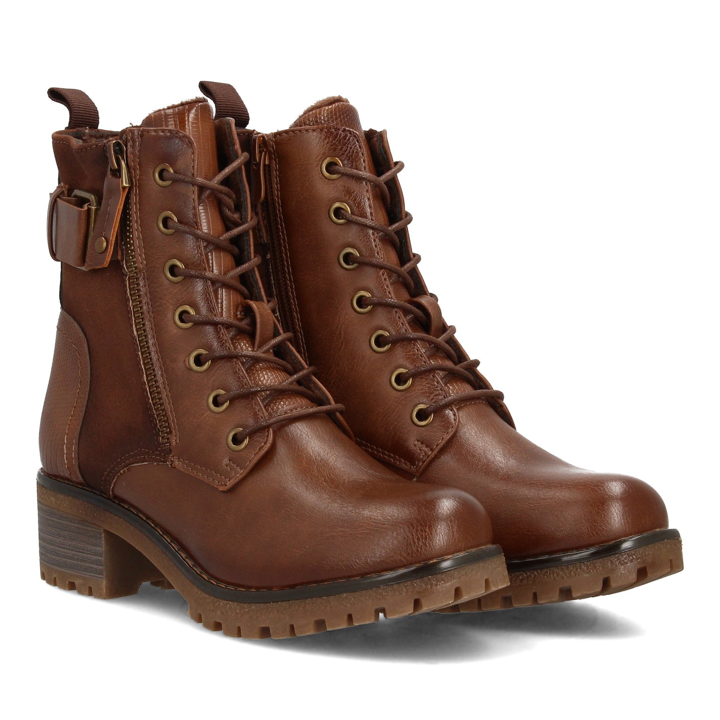 Bota para mujer con diseño robusto y funcional  perfecta para el día a día.