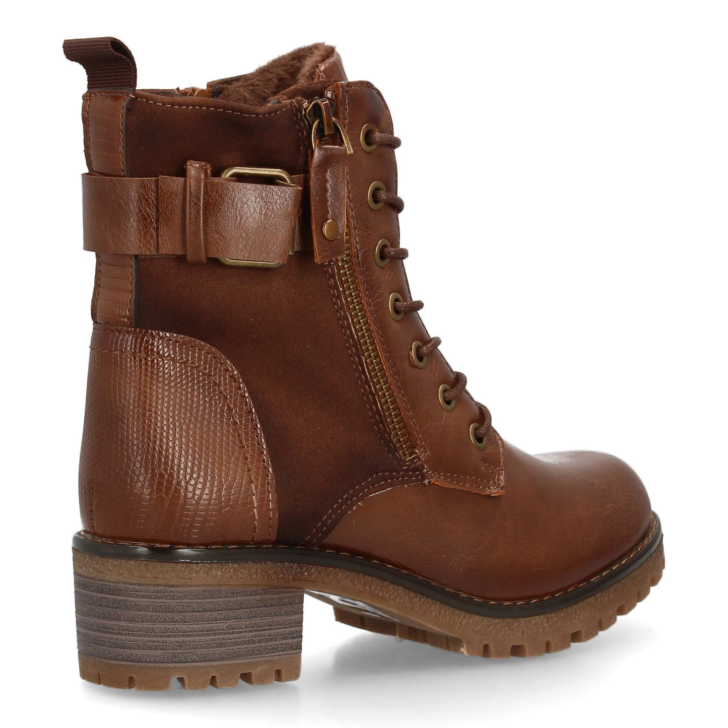 Bota para mujer con diseño robusto y funcional  perfecta para el día a día.