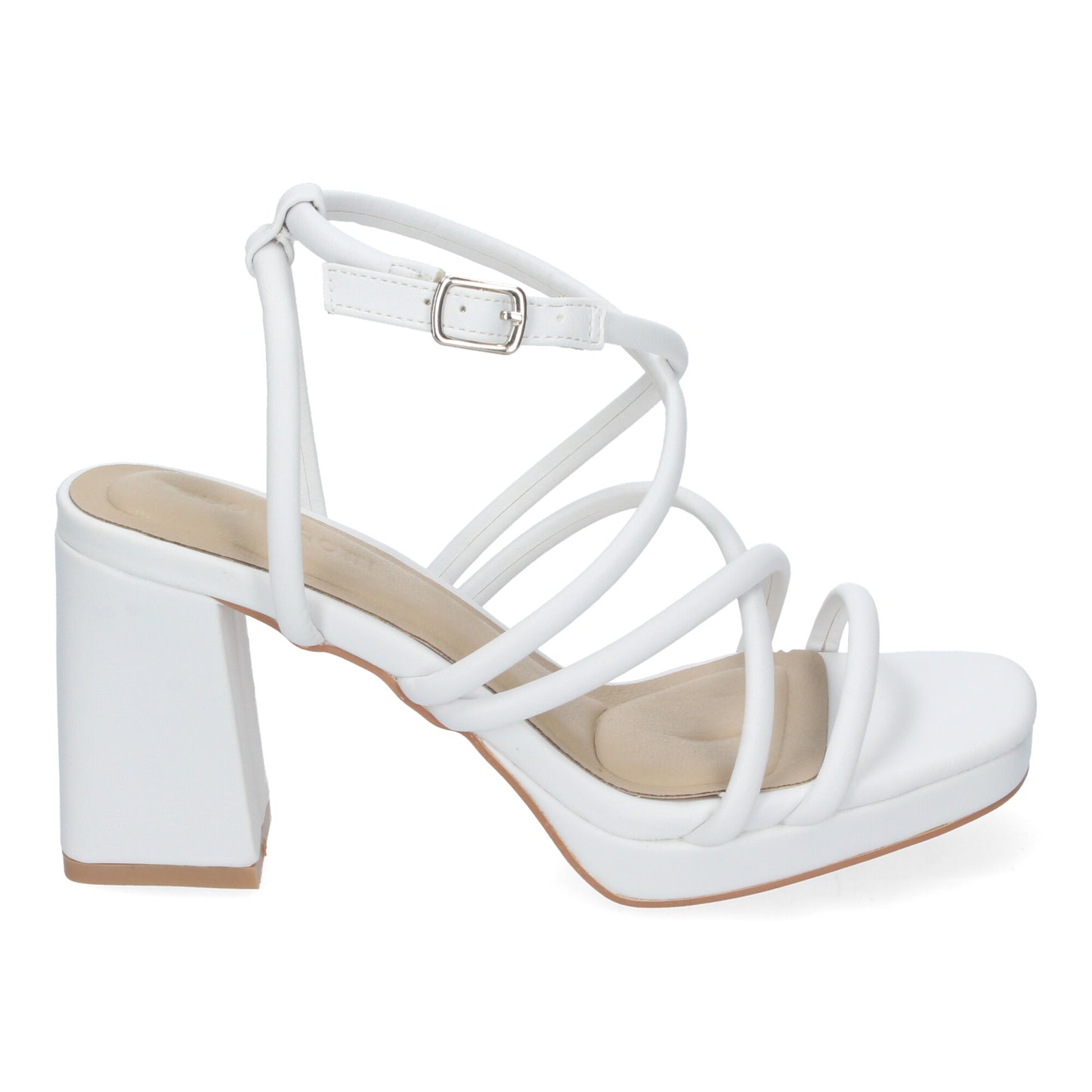 Sandalia de Tacon para Mujer  Comoda  con Tiras en