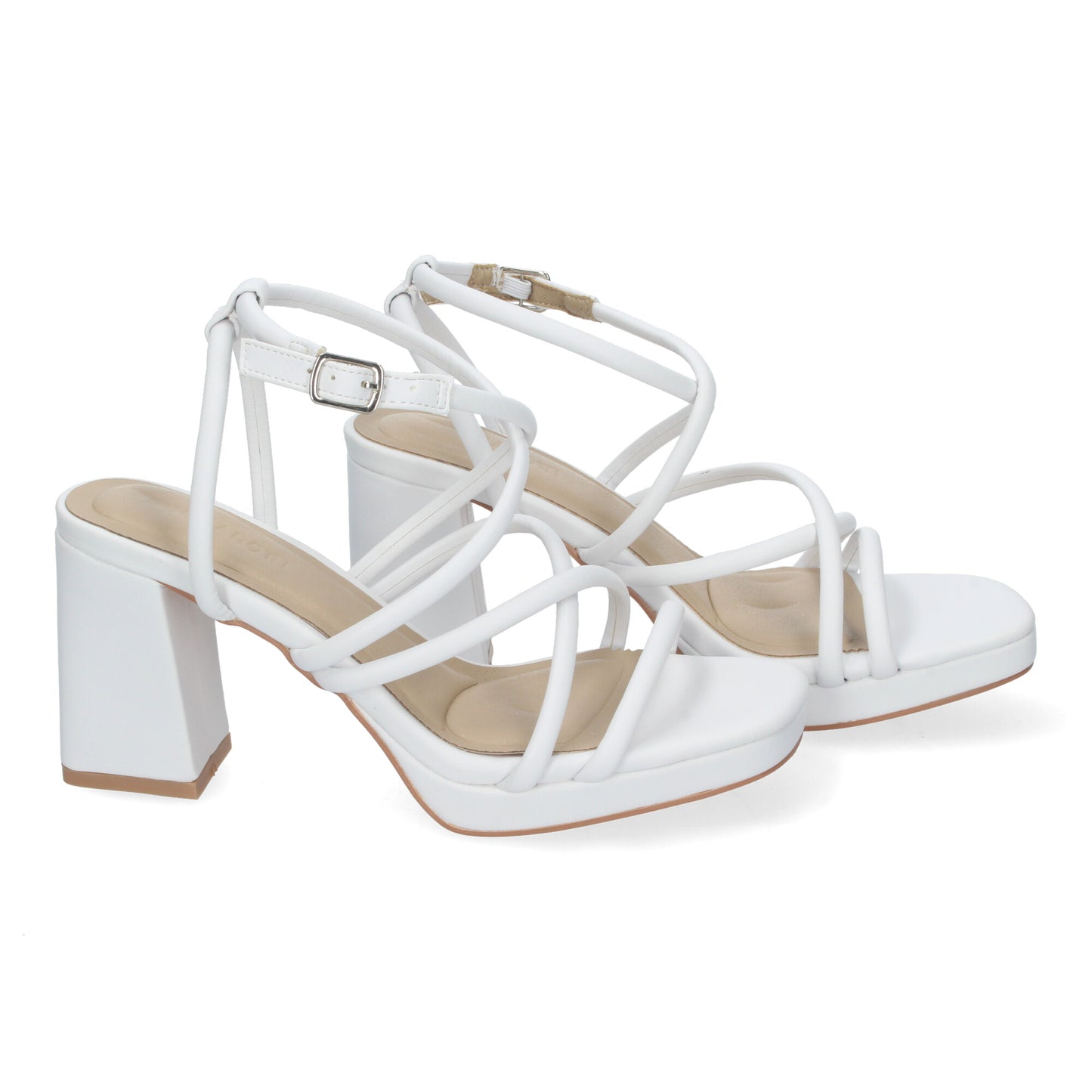 Sandalia de Tacon para Mujer  Comoda  con Tiras en