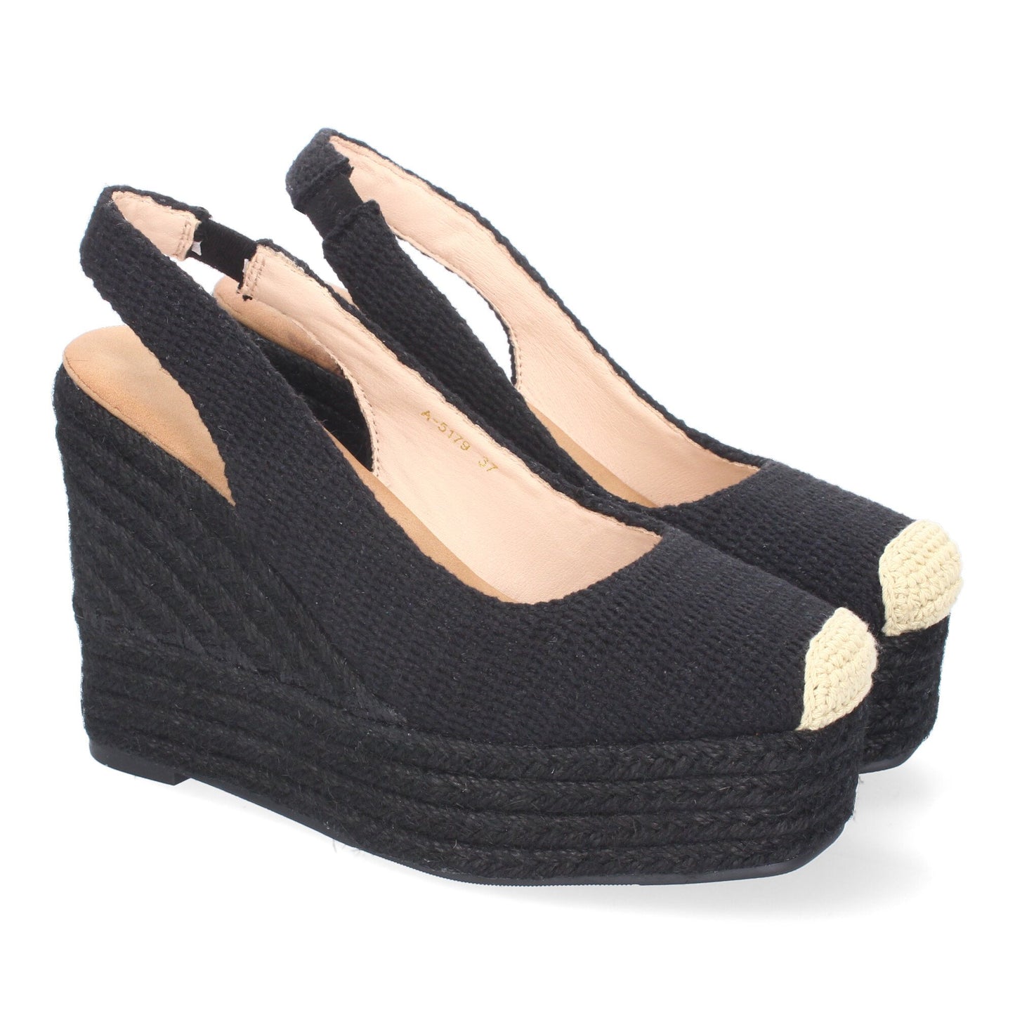 Sandalia de cuña de Yute para Mujer  Comodas y Ele
