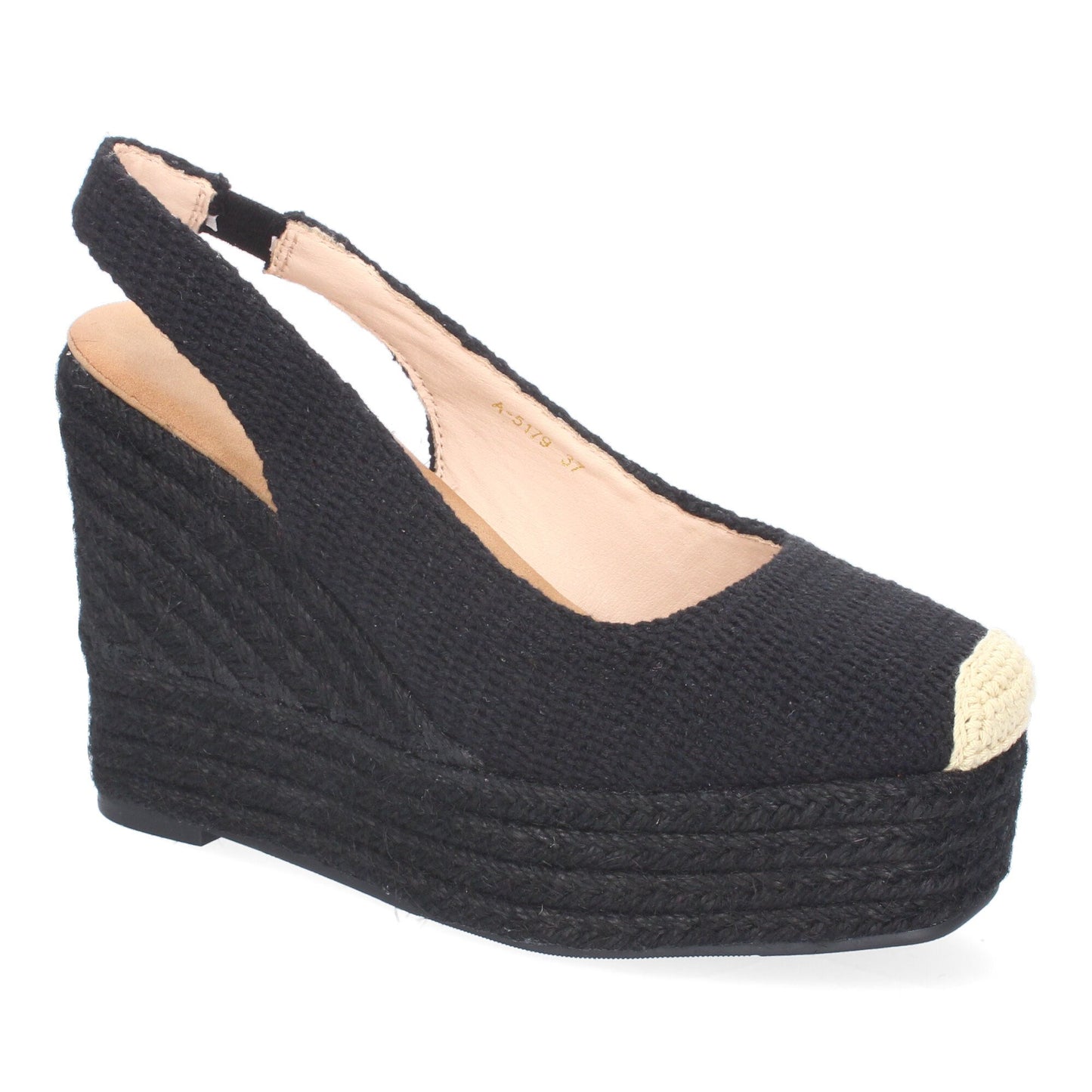 Sandalia de cuña de Yute para Mujer  Comodas y Ele
