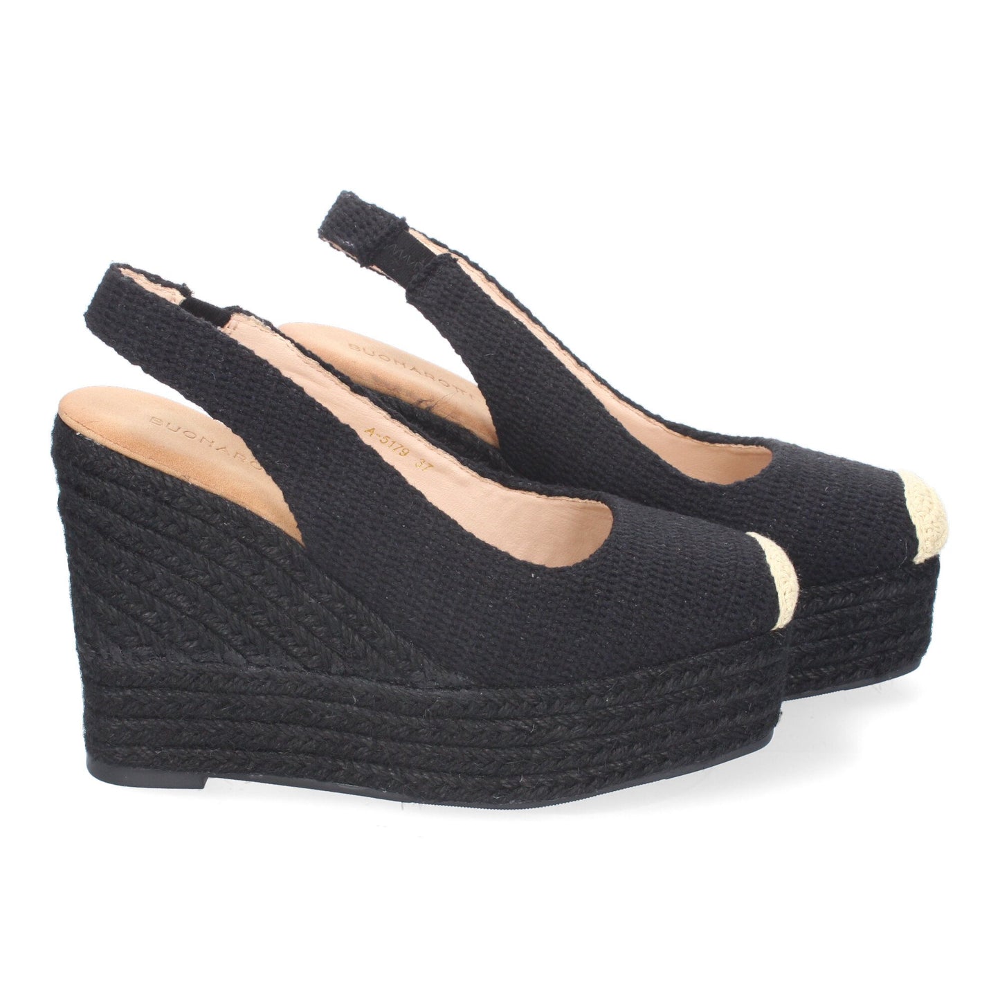 Sandalia de cuña de Yute para Mujer  Comodas y Ele