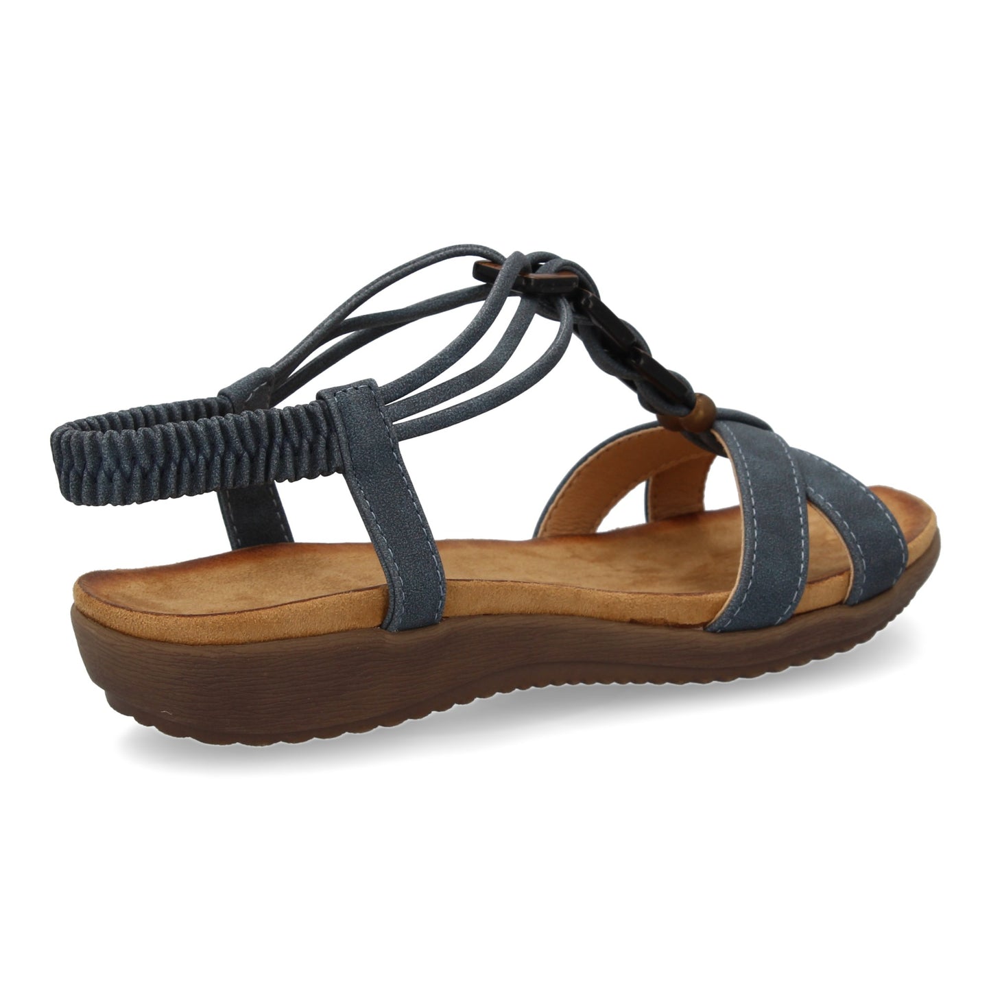 Sandalias planas para mujer  comodas con material elastico e
