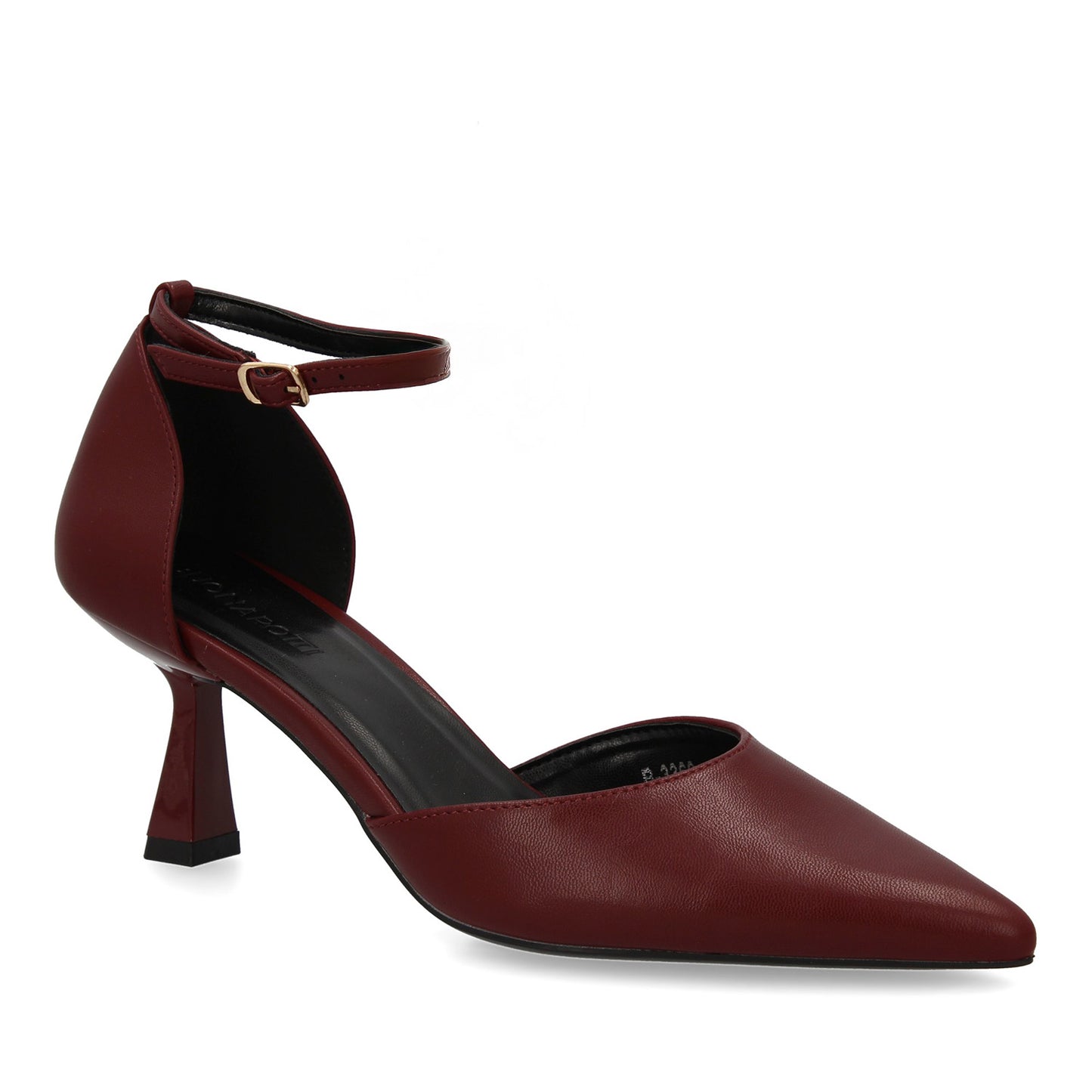 Stiletto para mujer con tacón fino. Cierre ajustable de hebilla  punta fina idea