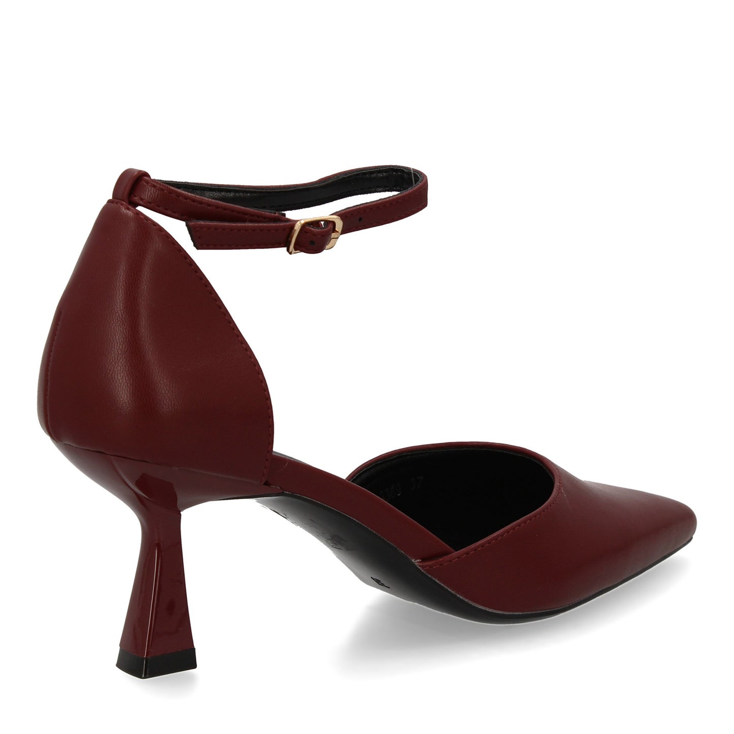 Stiletto para mujer con tacón fino. Cierre ajustable de hebilla  punta fina idea