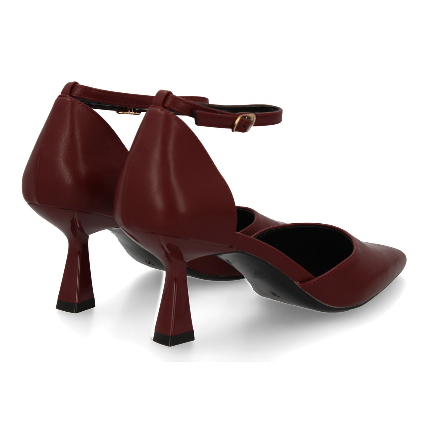Stiletto para mujer con tacón fino. Cierre ajustable de hebilla  punta fina idea