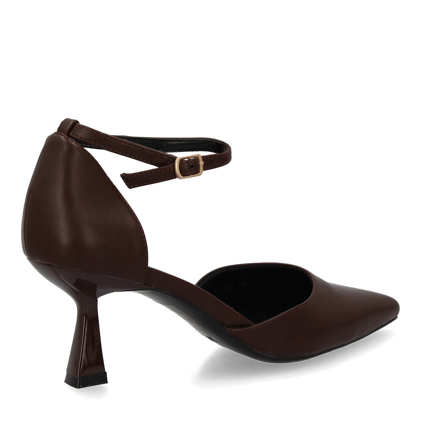 Stiletto para mujer con tacón fino. Cierre ajustable de hebilla  punta fina idea