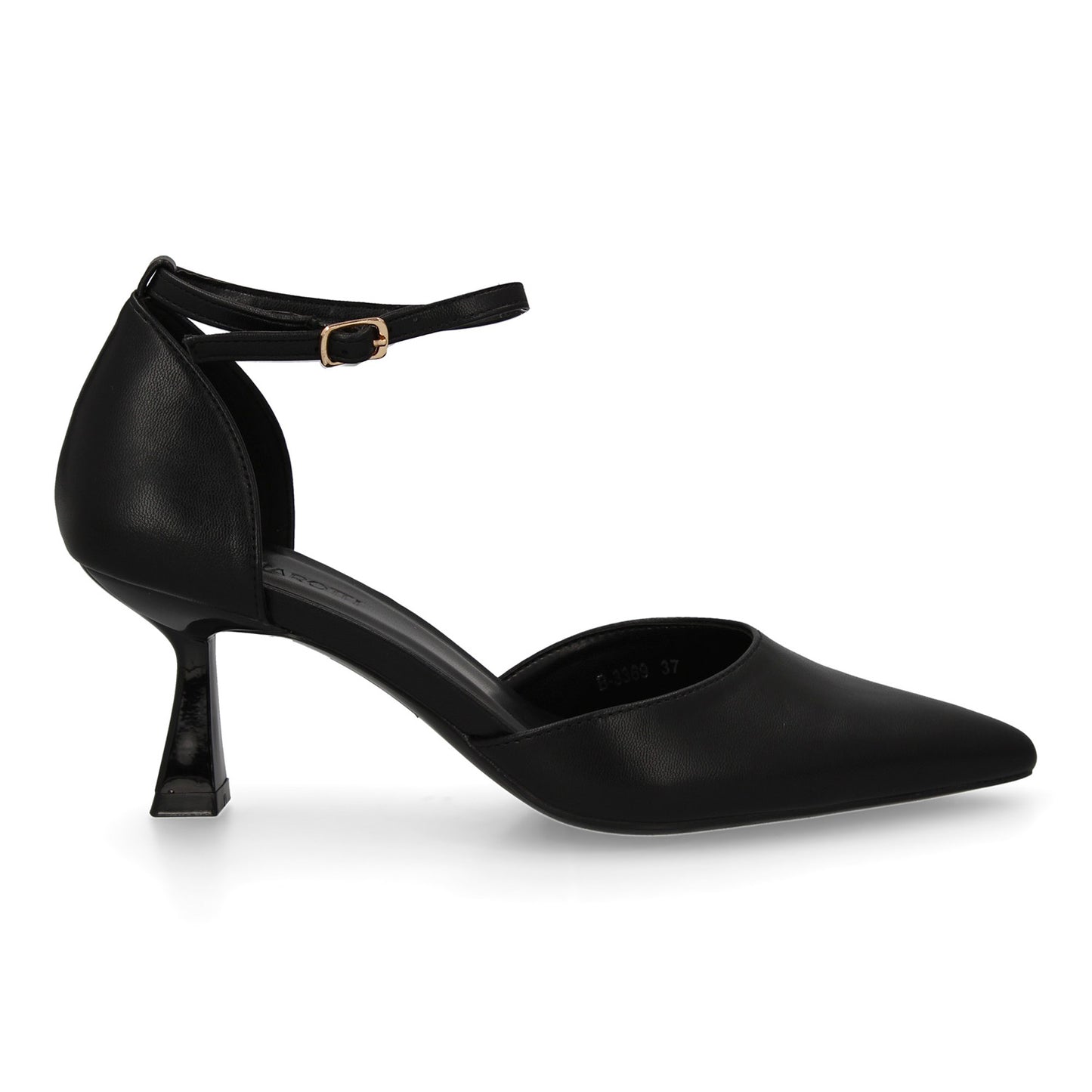 Stiletto para mujer con tacón fino. Cierre ajustable de hebilla  punta fina idea