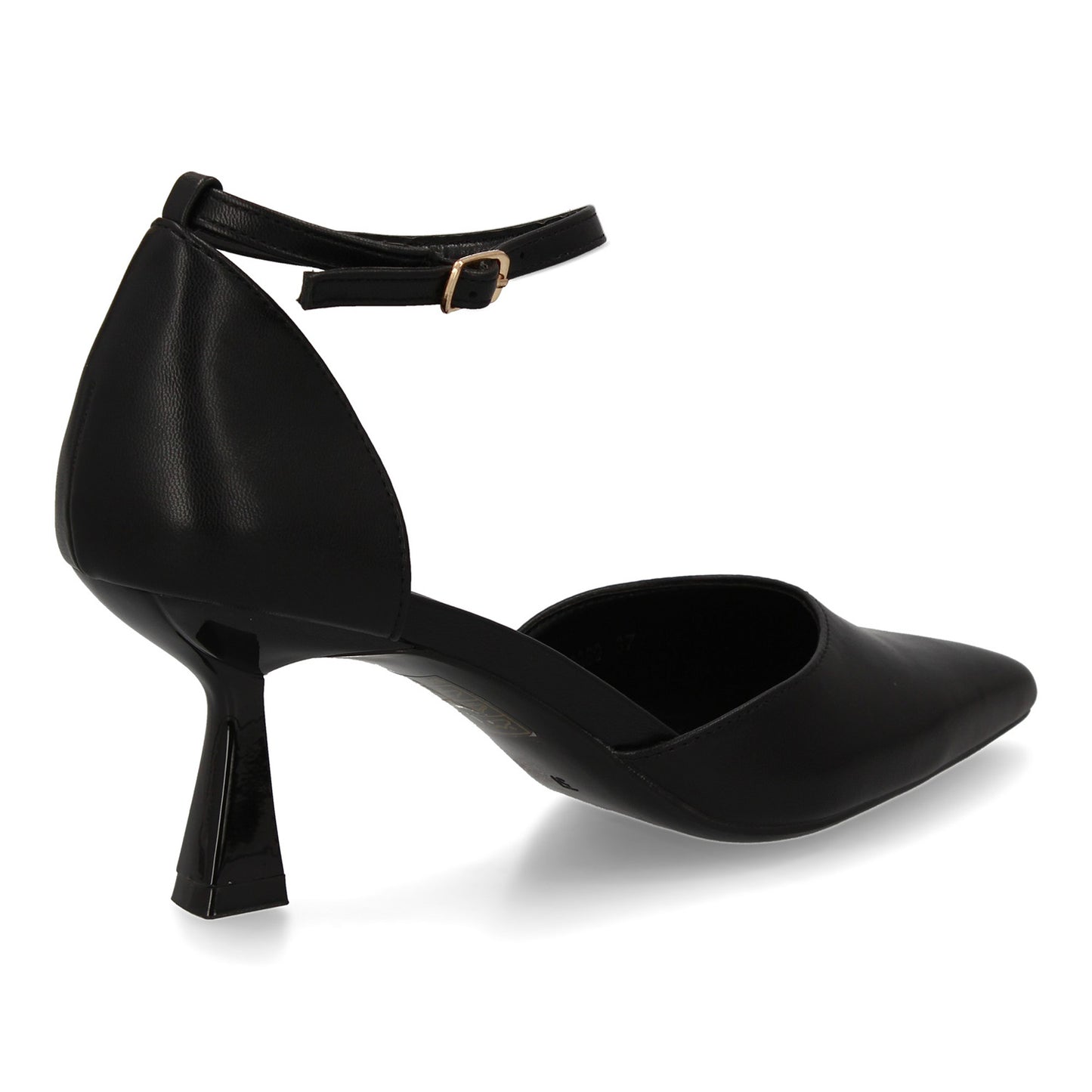 Stiletto para mujer con tacón fino. Cierre ajustable de hebilla  punta fina idea