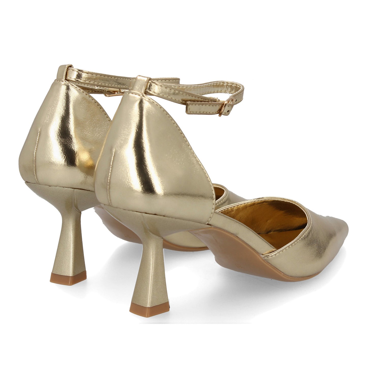 Stiletto para mujer con tacón fino. Cierre ajustable de hebilla  punta fina idea