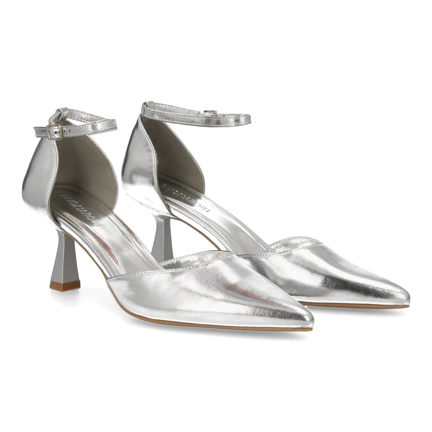 Stiletto para mujer con tacón fino. Cierre ajustable de hebilla  punta fina idea