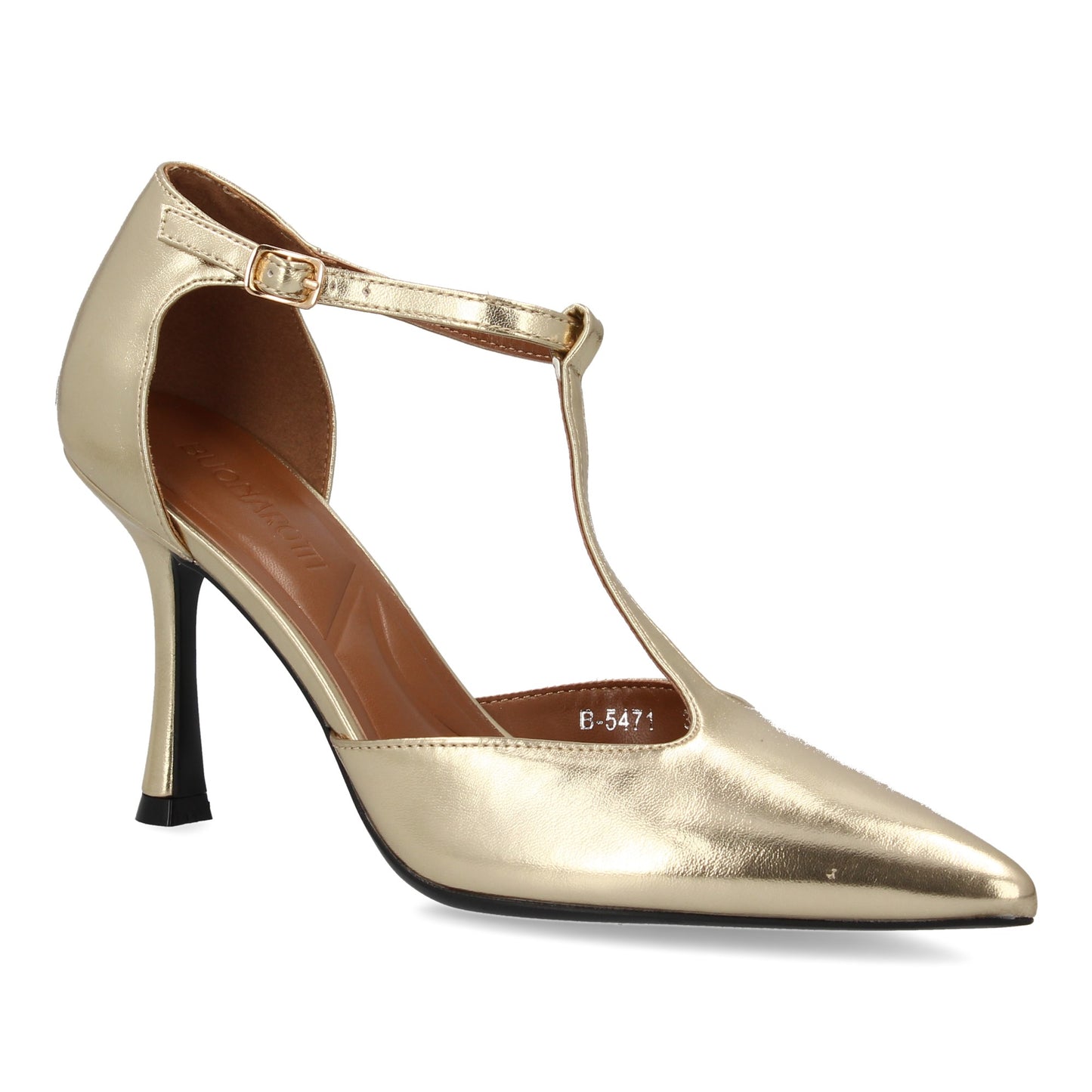 Stiletto de tacón fino con estampado animal print tipo serpiente  Diseño elegant