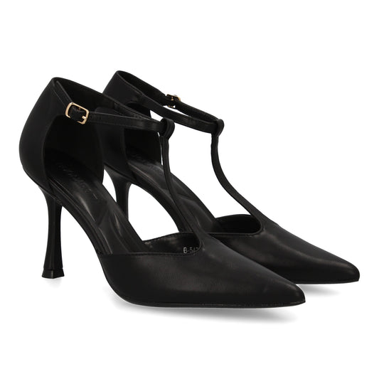 Stiletto de tacón fino  Diseño elegante  silueta clásica. Zapato de salón con ta