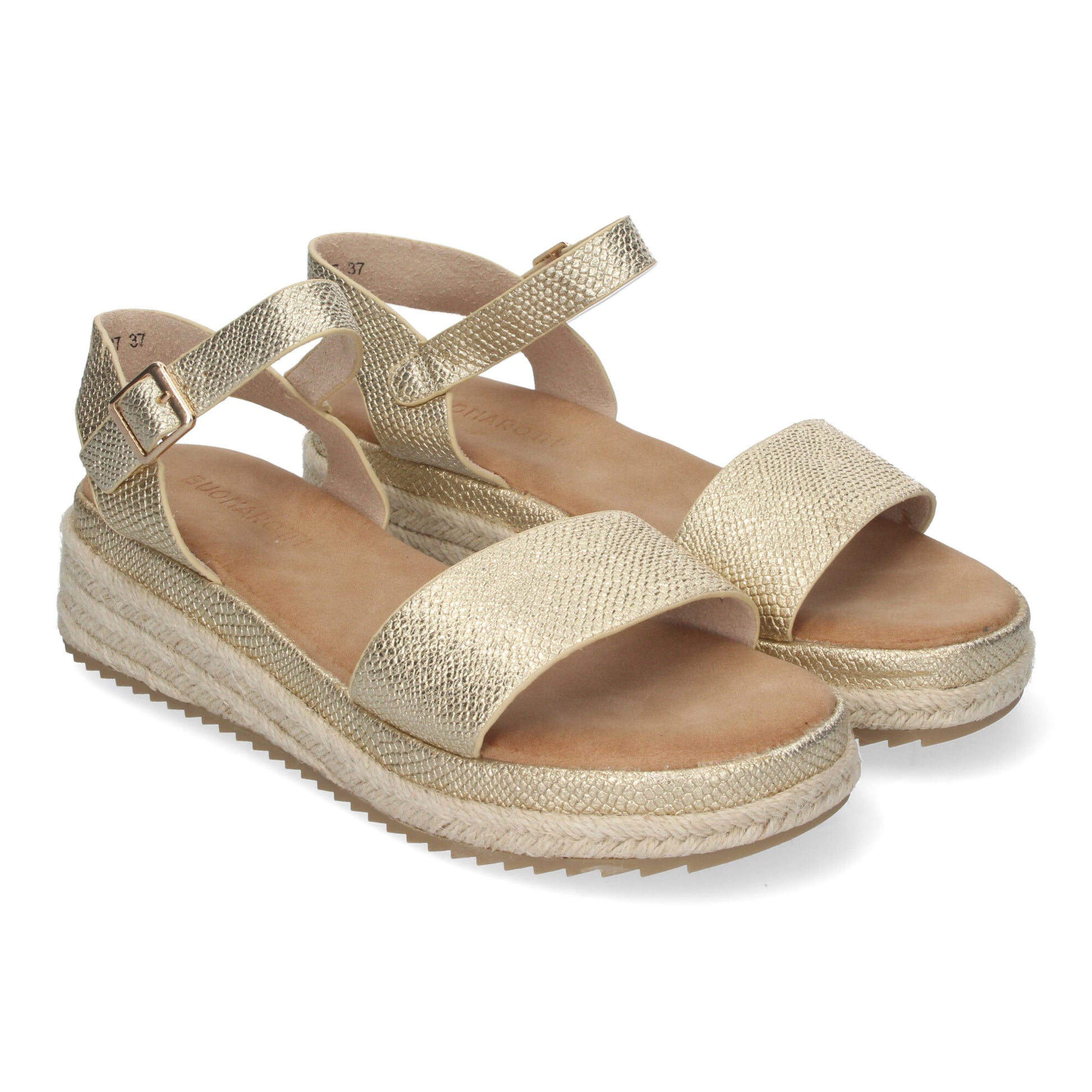 Sandalias Mujer Gioseppo Sandalias Planas Unisa CELANDA Doradas
