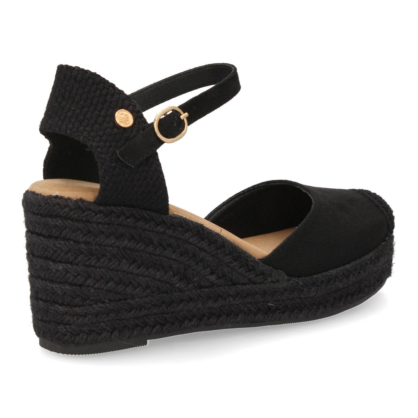 Sandalia de cuña de yute para mujer  comodas y elegantes dis