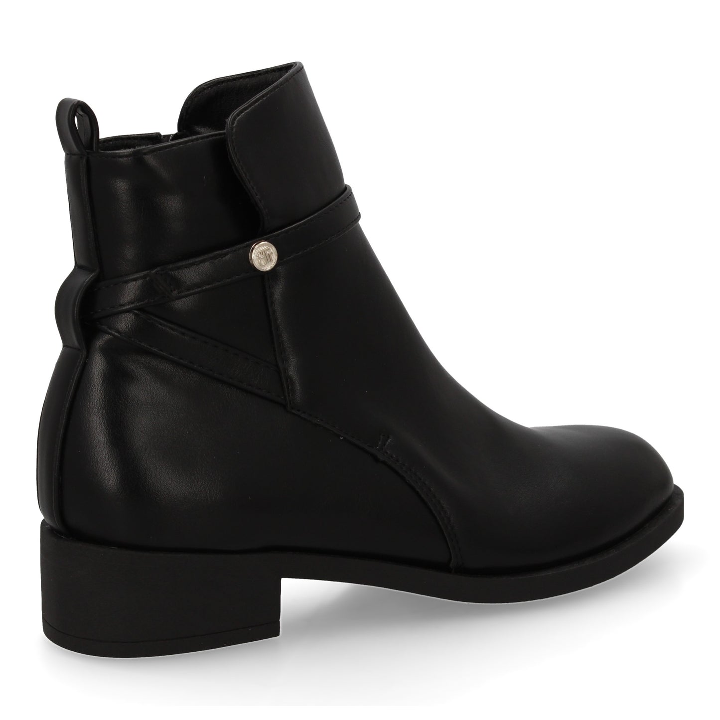 Botin de mujer con tacon bajo  estampado de serpiente  Diseño elegante  cierre d