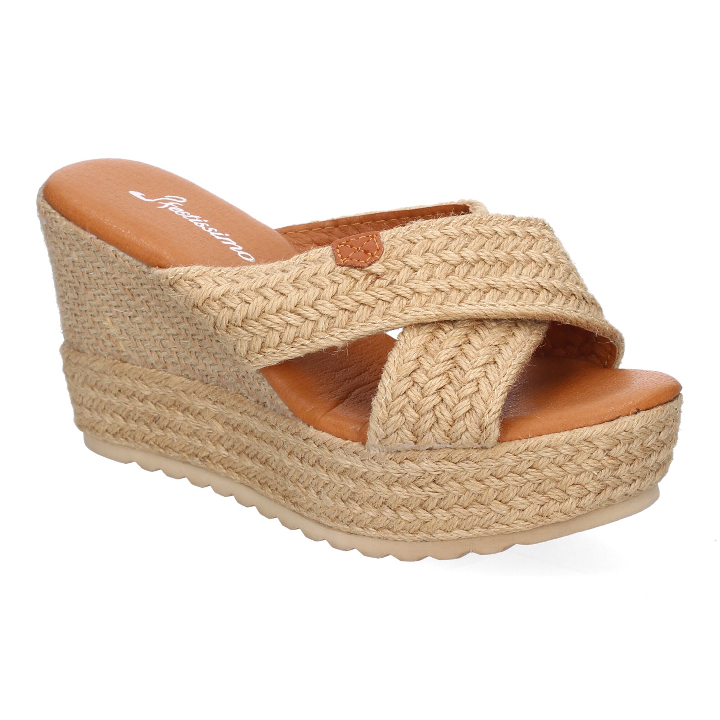 Sandalia de cuña de Yute para Mujer  Comodas y Ele