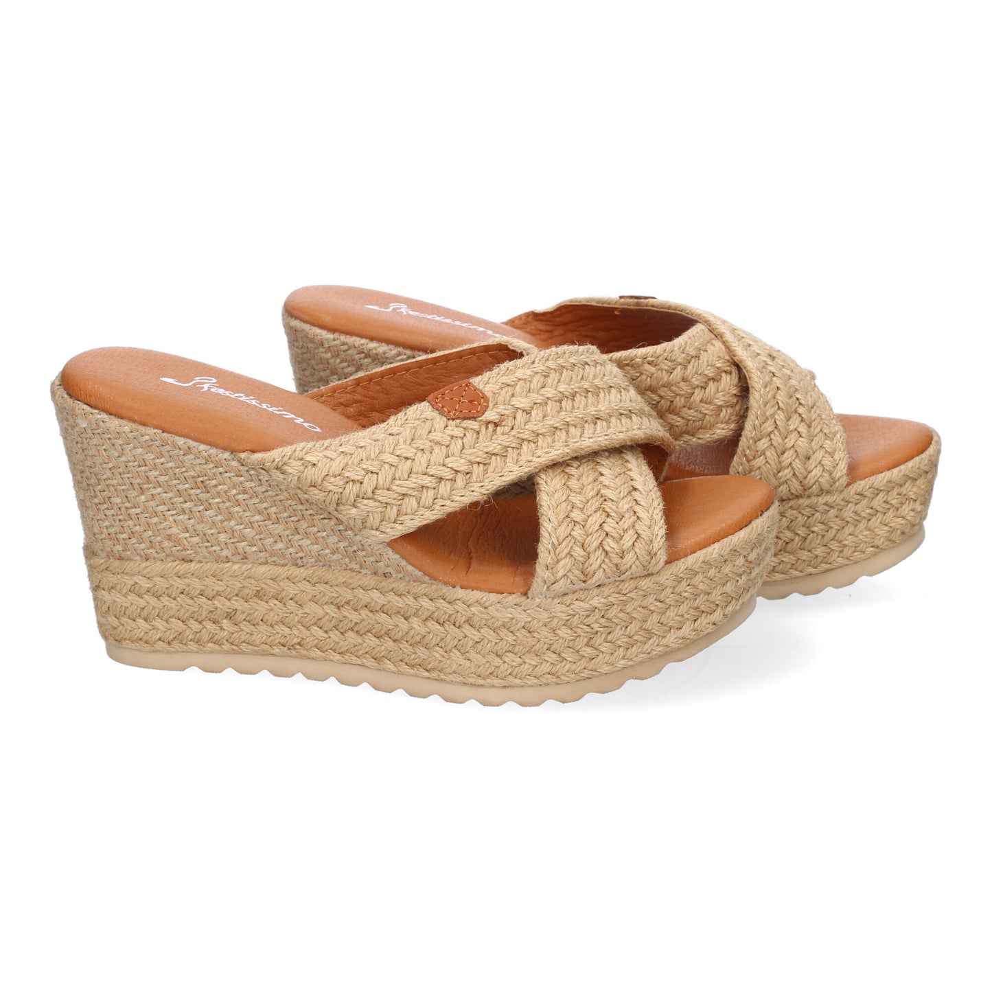 Sandalia de cuña de Yute para Mujer  Comodas y Ele