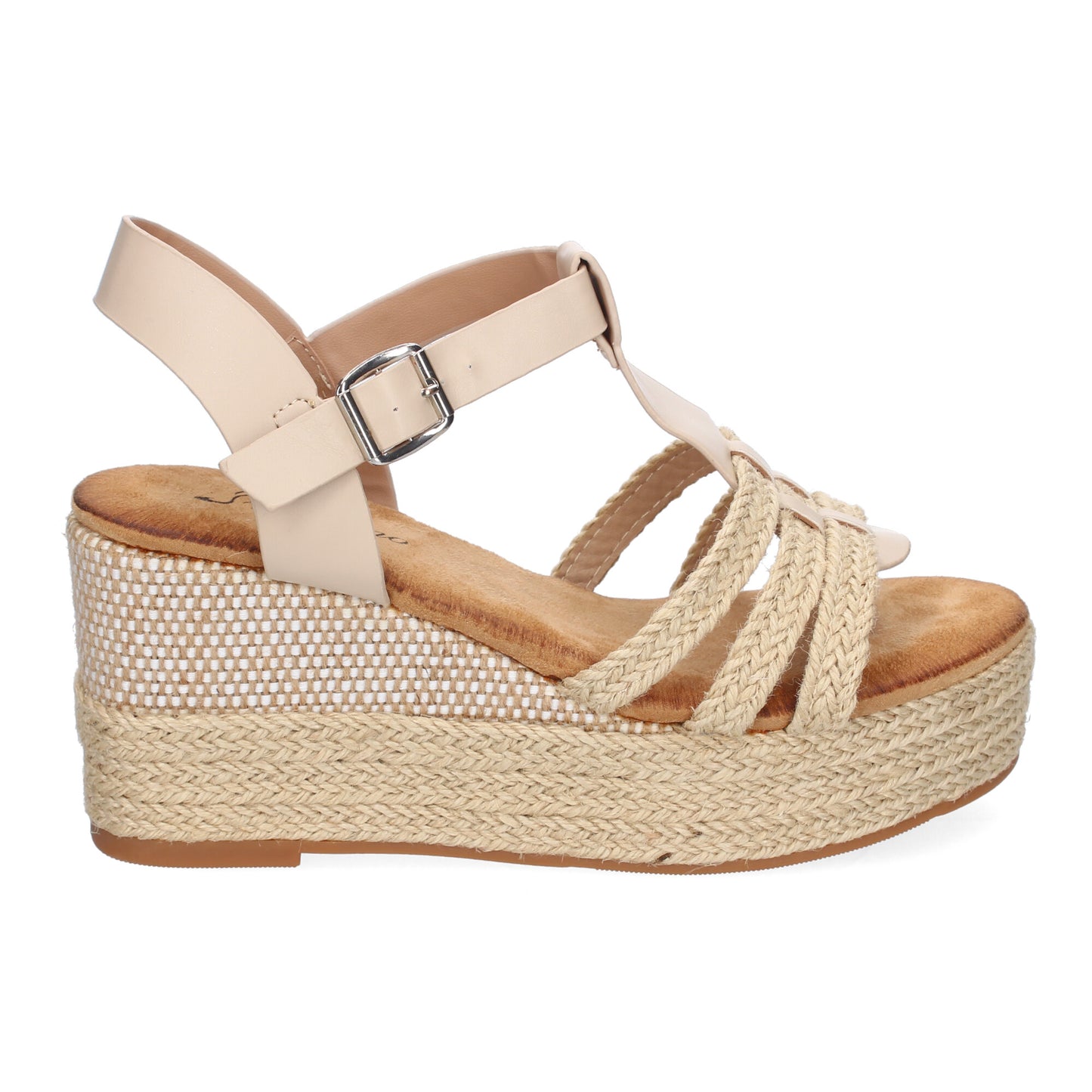 Sandalia de cuña de Yute para Mujer  Comodas y Elegantes  di