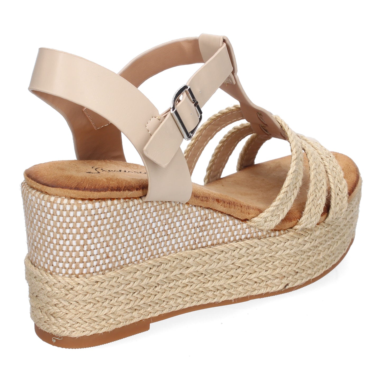 Sandalia de cuña de Yute para Mujer  Comodas y Elegantes  di