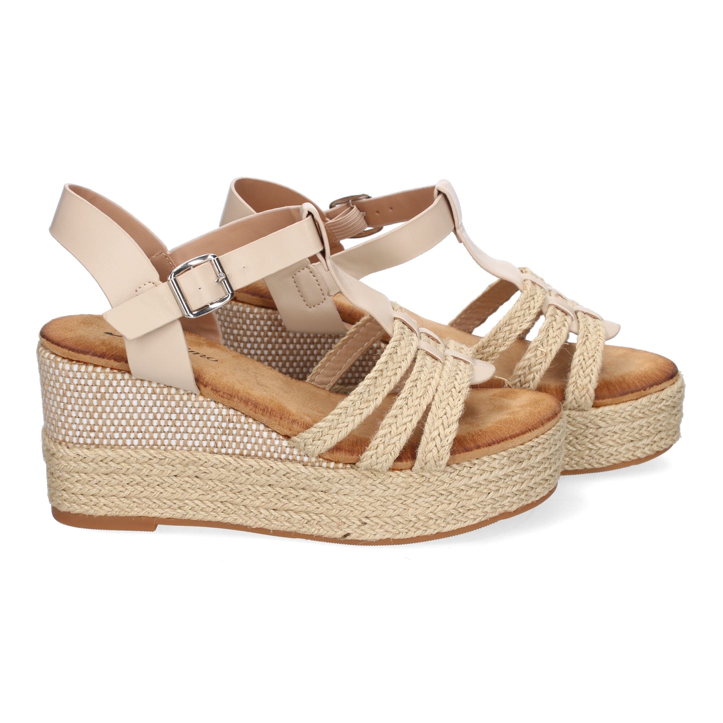Sandalia de cuña de Yute para Mujer  Comodas y Elegantes  di