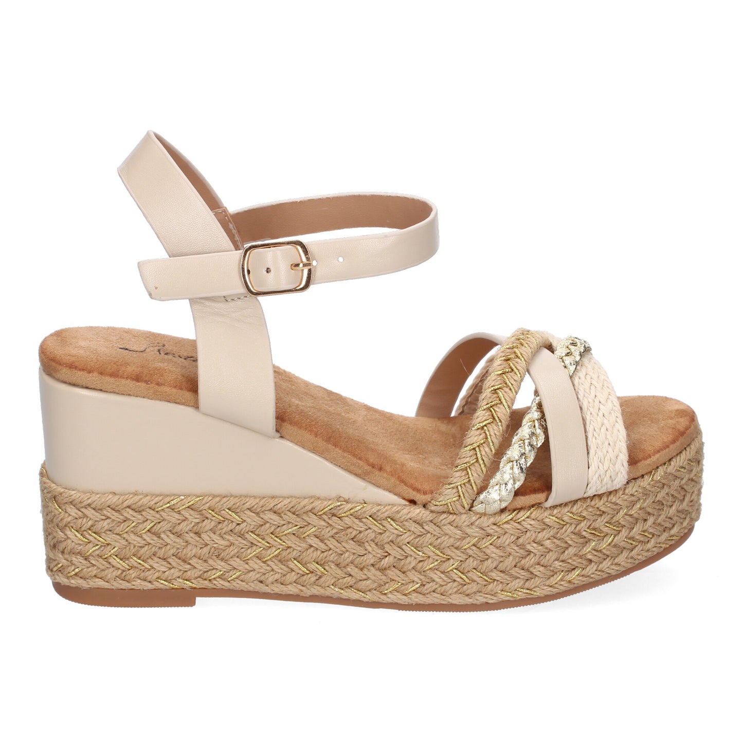 Sandalia de cuña de Yute para Mujer  Comodas y Ele