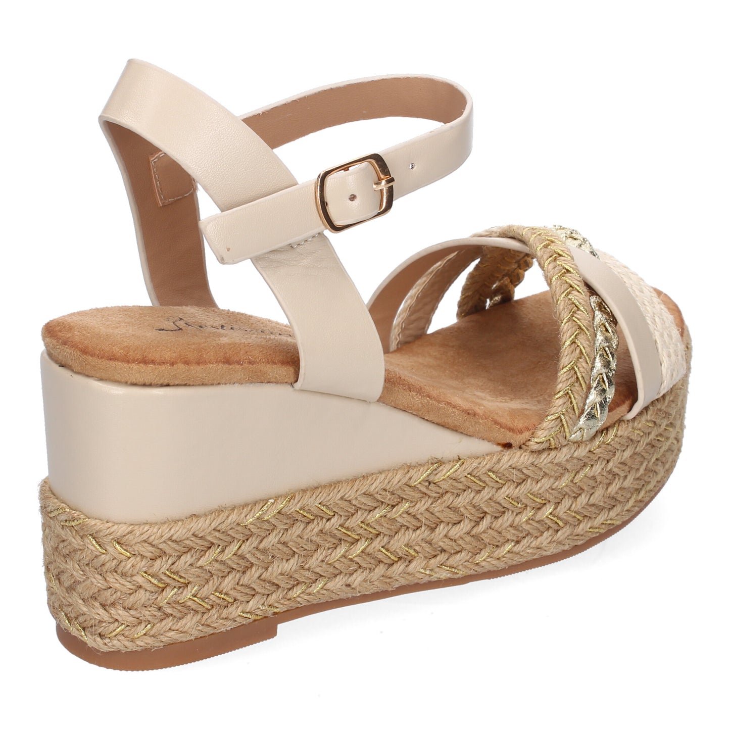 Sandalia de cuña de Yute para Mujer  Comodas y Ele