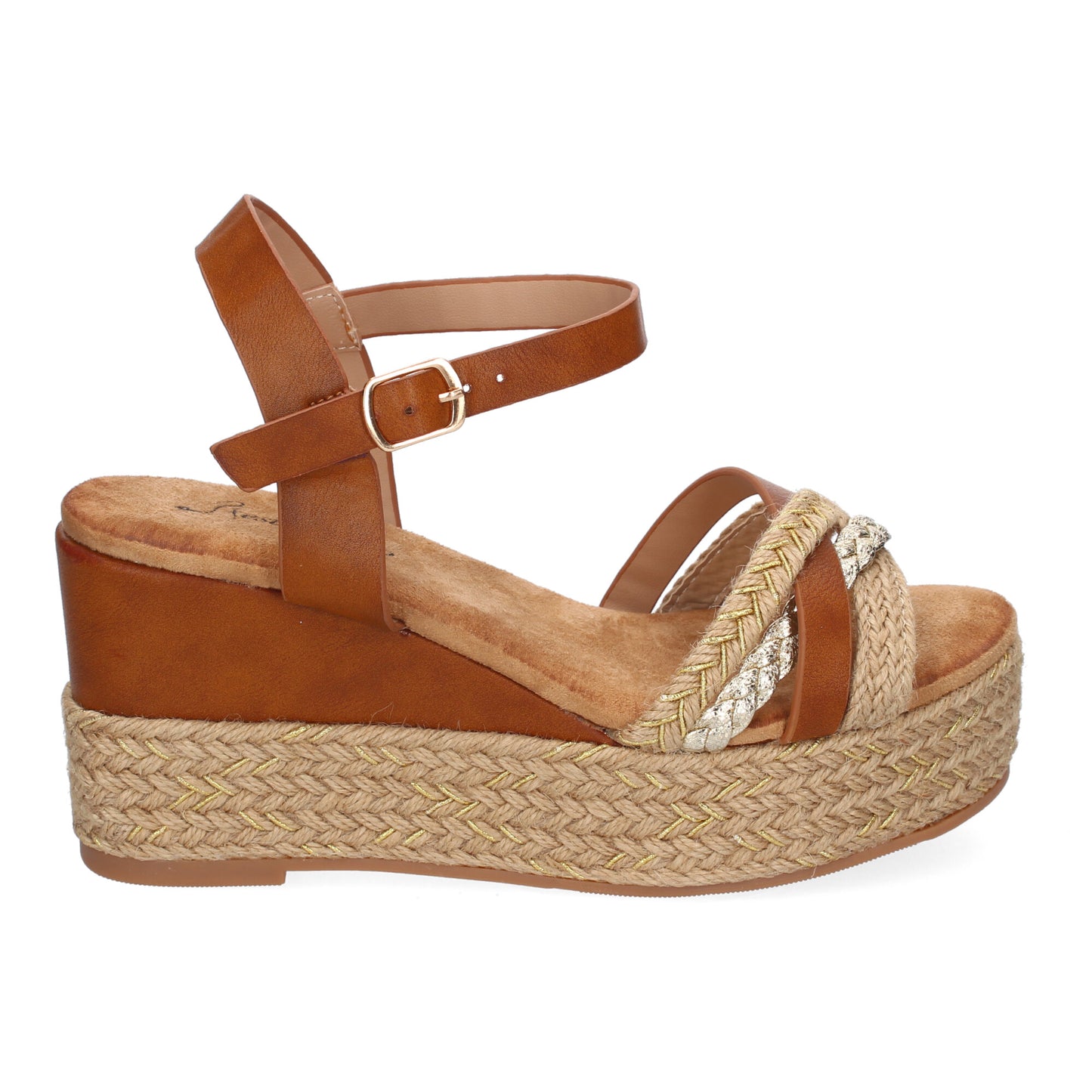 Sandalia de cuña de Yute para Mujer  Comodas y Ele
