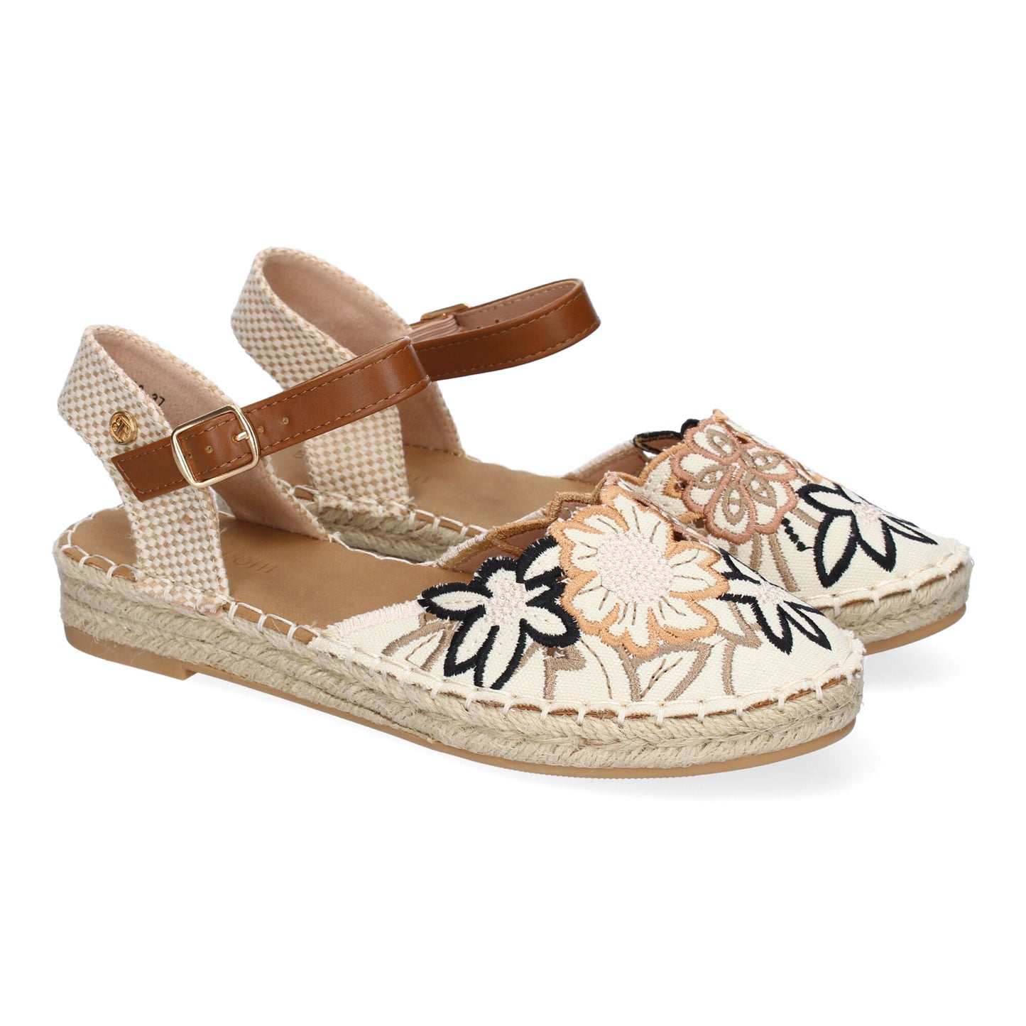 Sandalias de Mujer  diseño Floral  Detalles Bordad