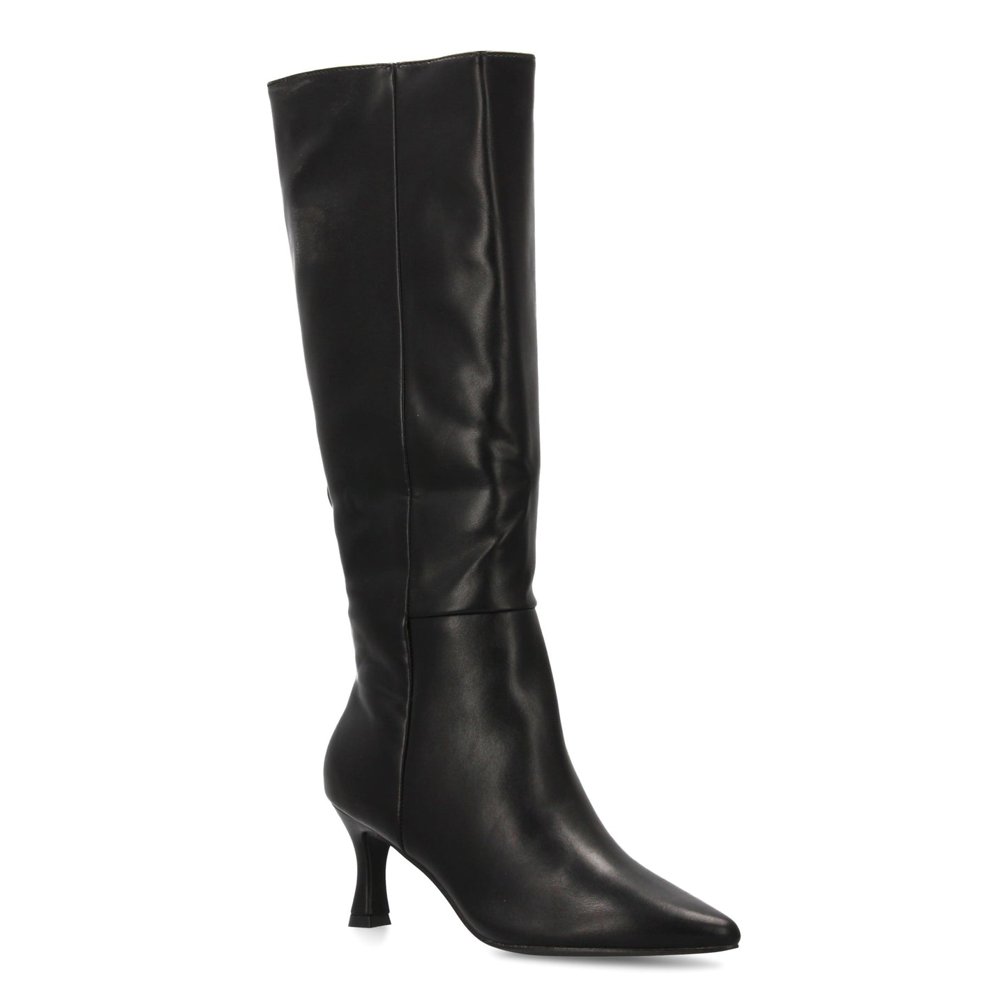 Bota de caña alta con tacón y punta fina con Diseño elegante. Ideal para mujer e