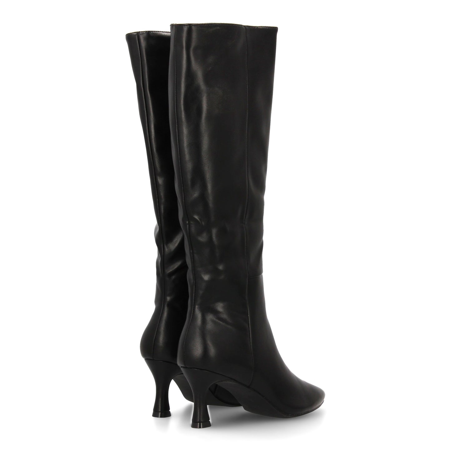 Bota de caña alta con tacón y punta fina con Diseño elegante. Ideal para mujer e