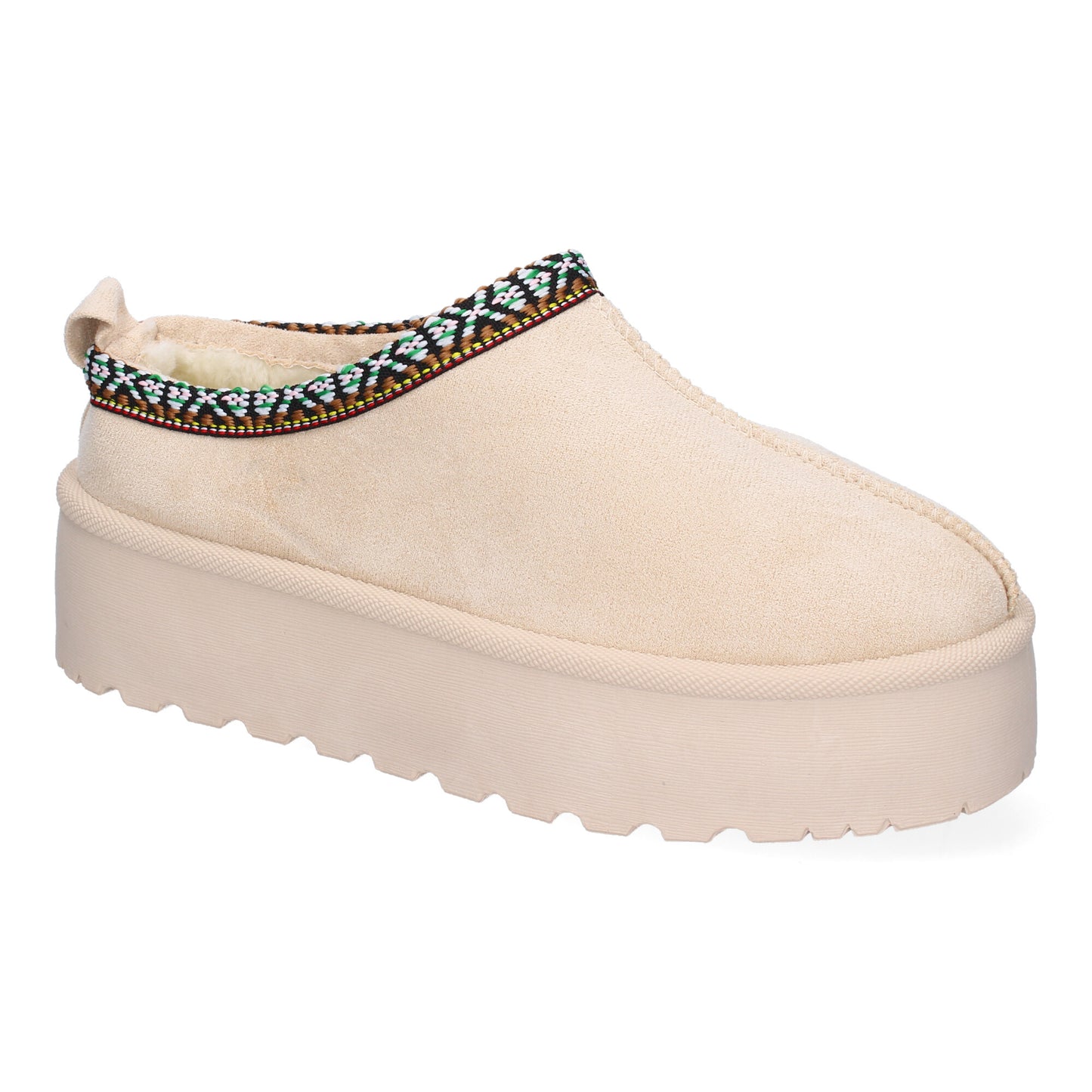 Zapatillas para Mujer de Plataforma  Bordadas  Dis