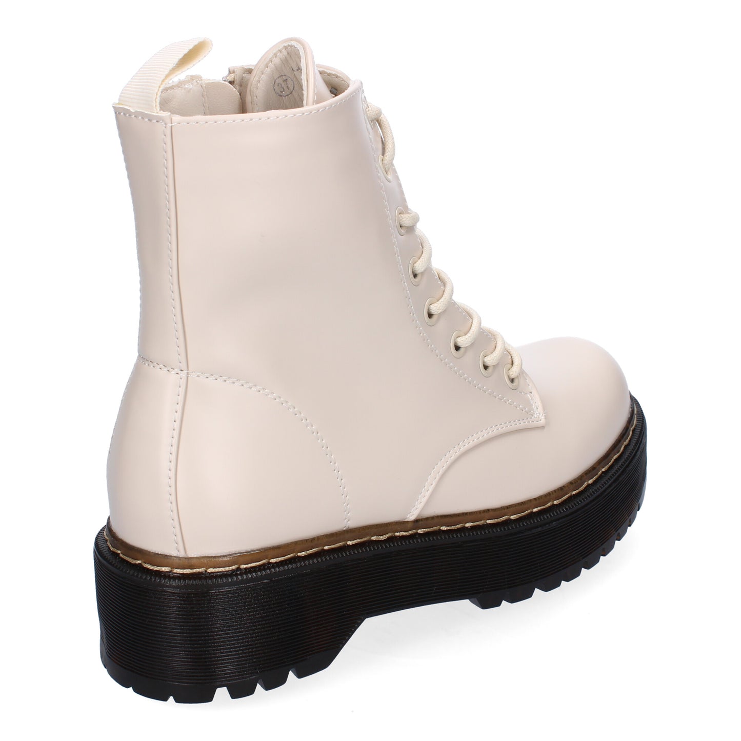 Botín de Mujer de Doble Suela Comodos con Plataforma y Cierre de Cremallera