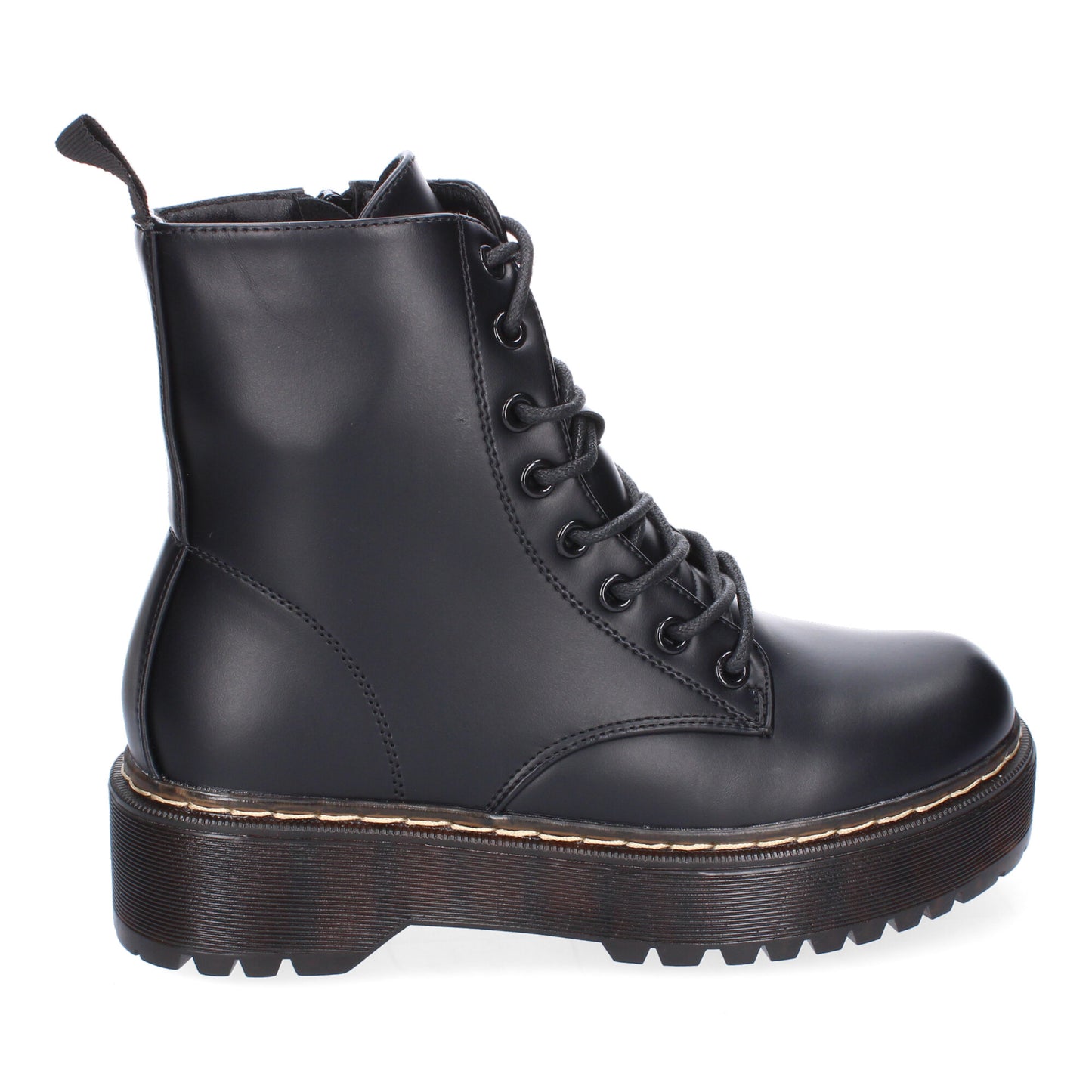 Botín de Mujer de Doble Suela Comodos con Plataforma y Cierre de Cremallera