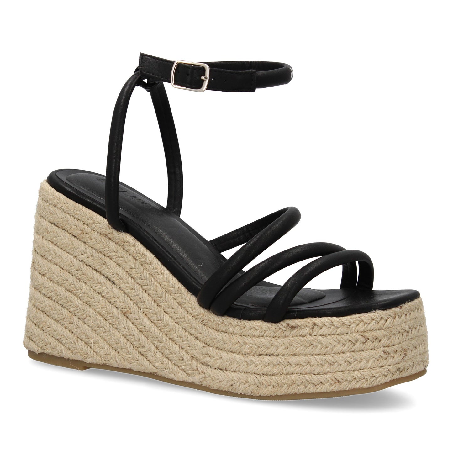 Sandalia de cuña de yute para mujer  diseño comodo y elegant