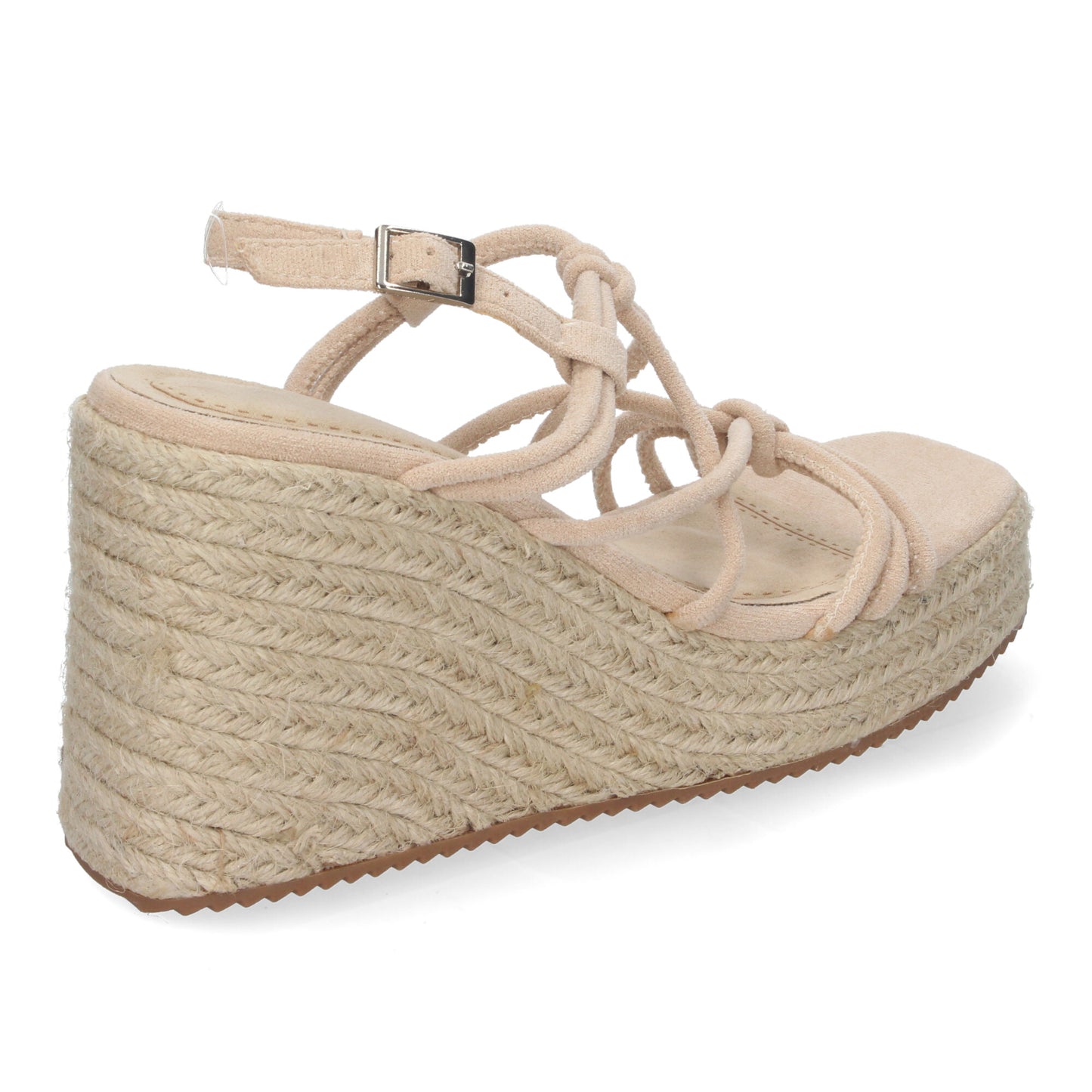 Sandalias de cuña de Yute  para Mujer con Adornos