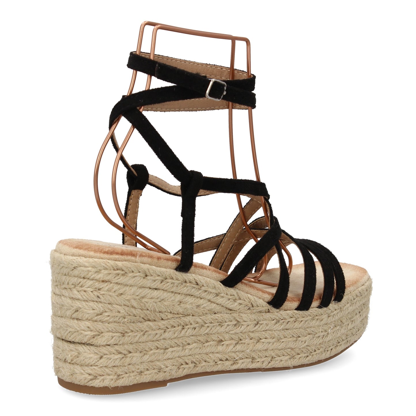 Sandalias de cuña de yute para mujer  diseño comodo y modern