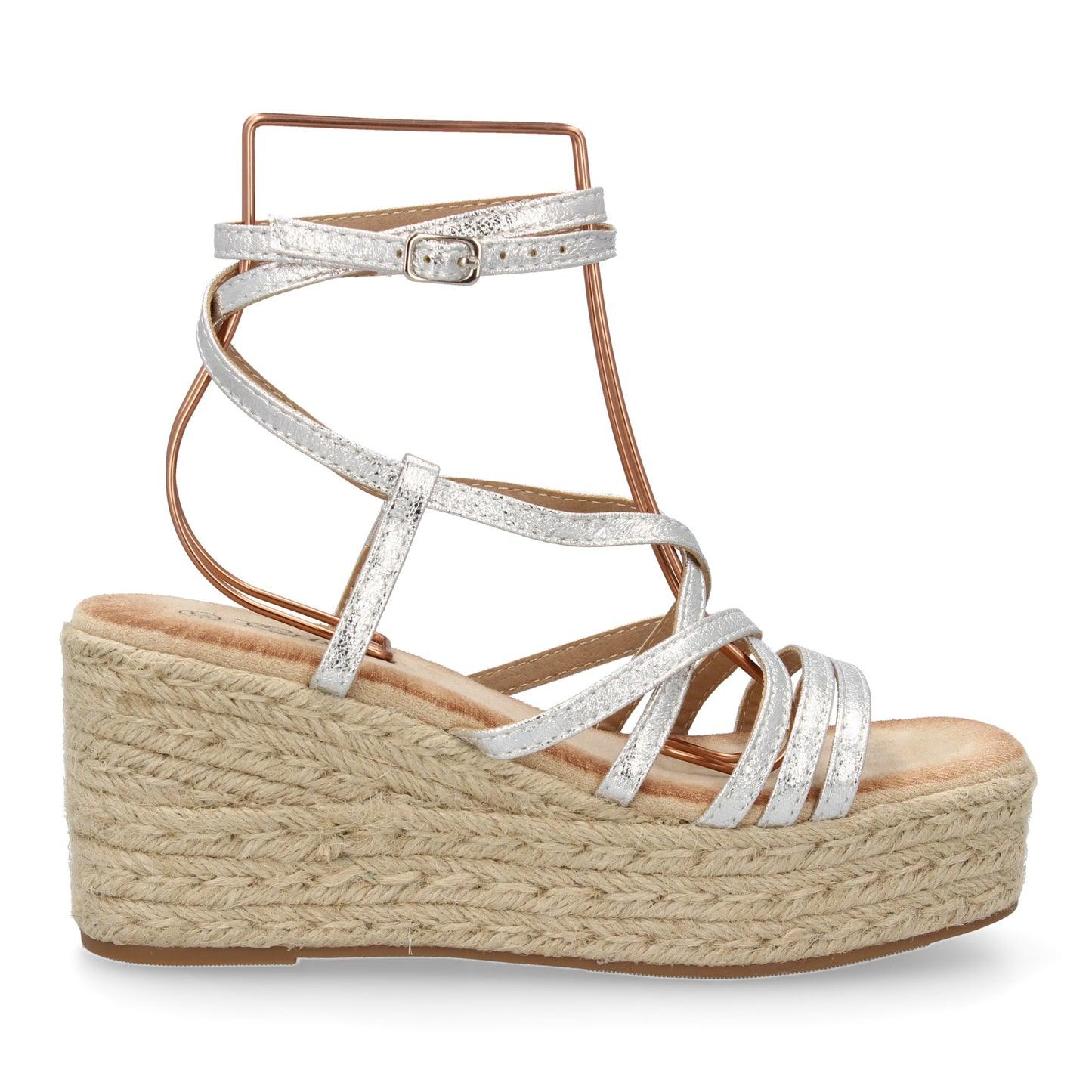 Sandalias de cuña de yute para mujer  diseño comodo y modern
